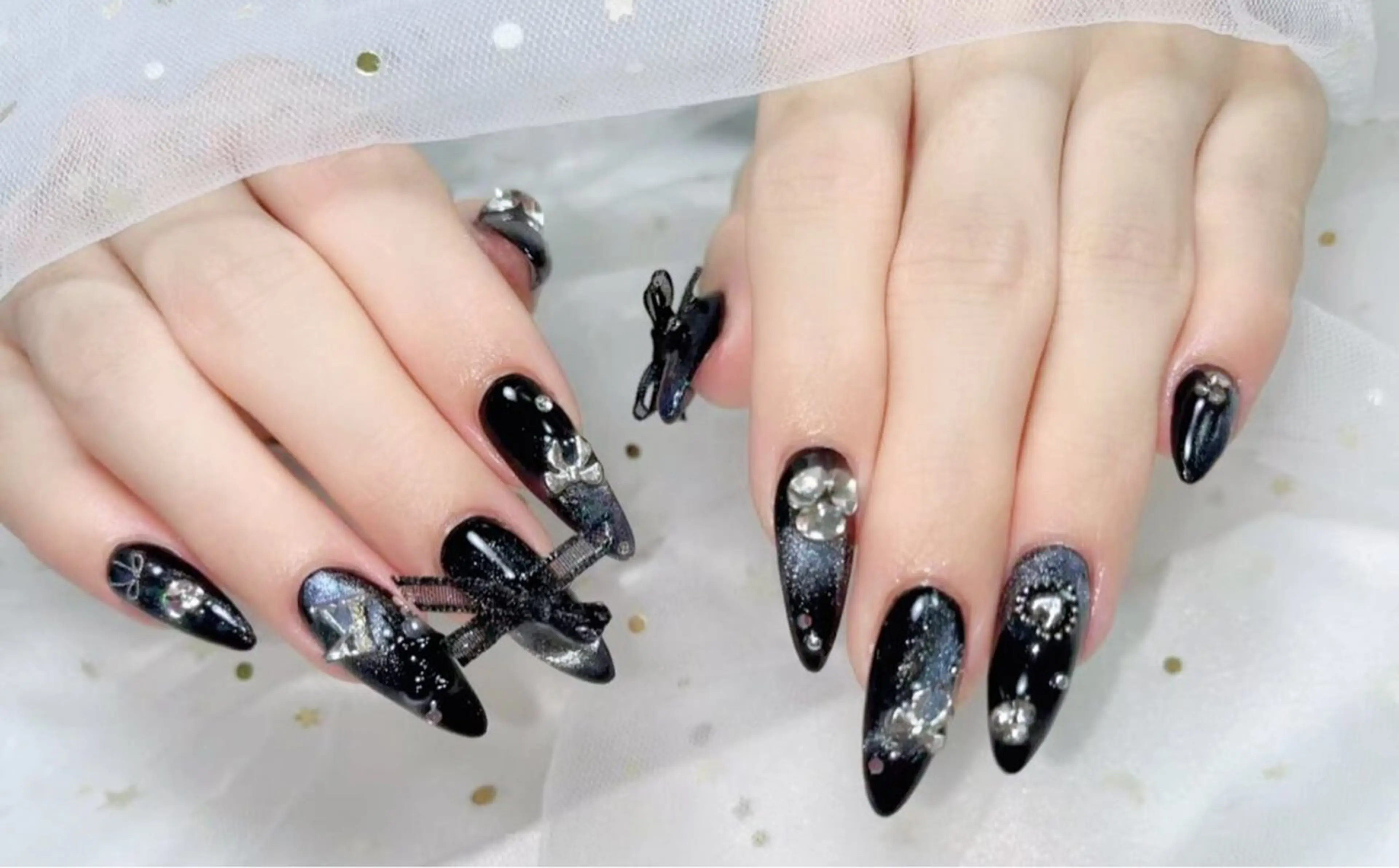 ネイル 長さ出し ジェルネイル スカルプネイル ネイルチップ ハンドネイル ╹◡╹Mimoミモ Eye&Nailのマツエク・マツパデザイン