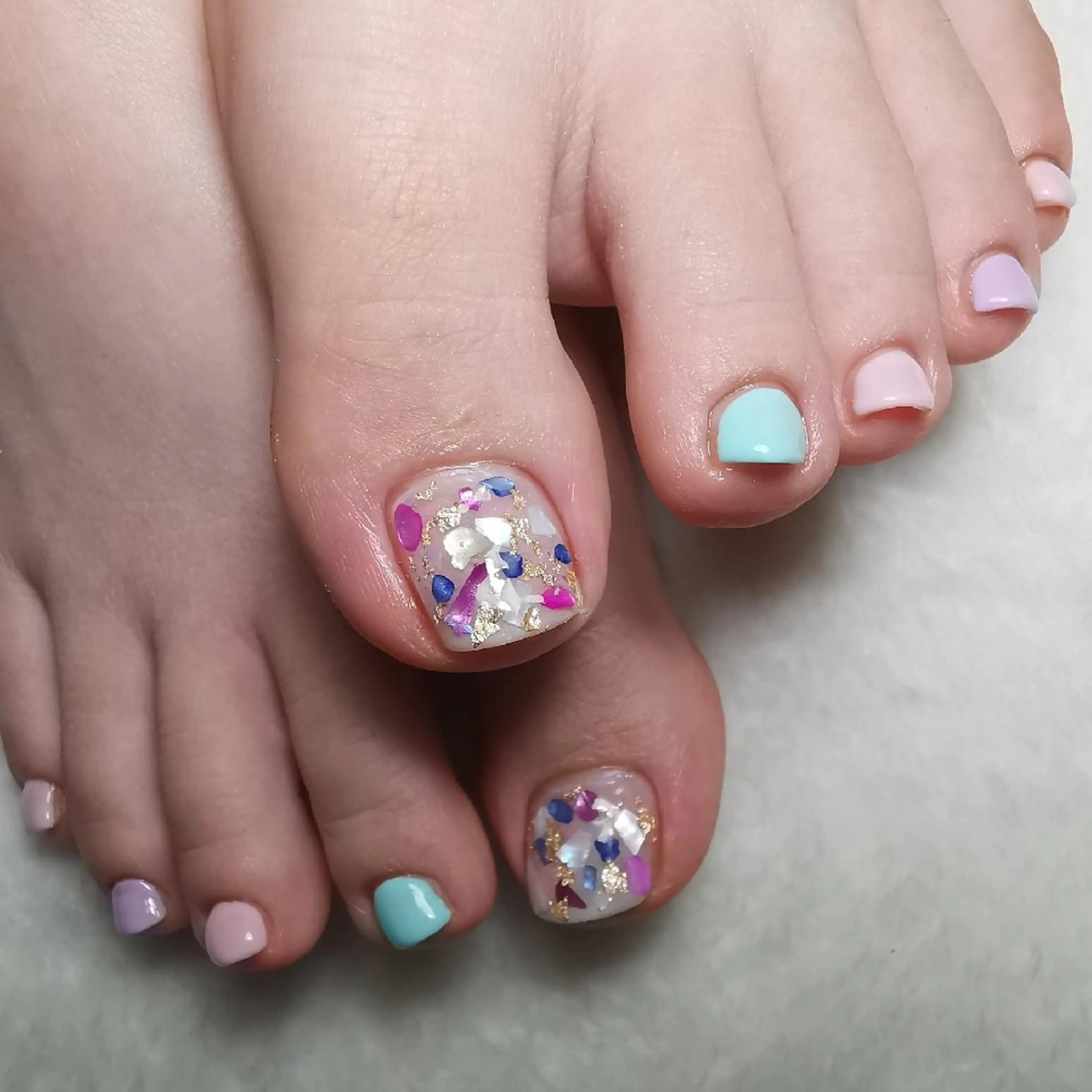 ネイル 持ち込み フットネイル reve あやののネイルデザイン