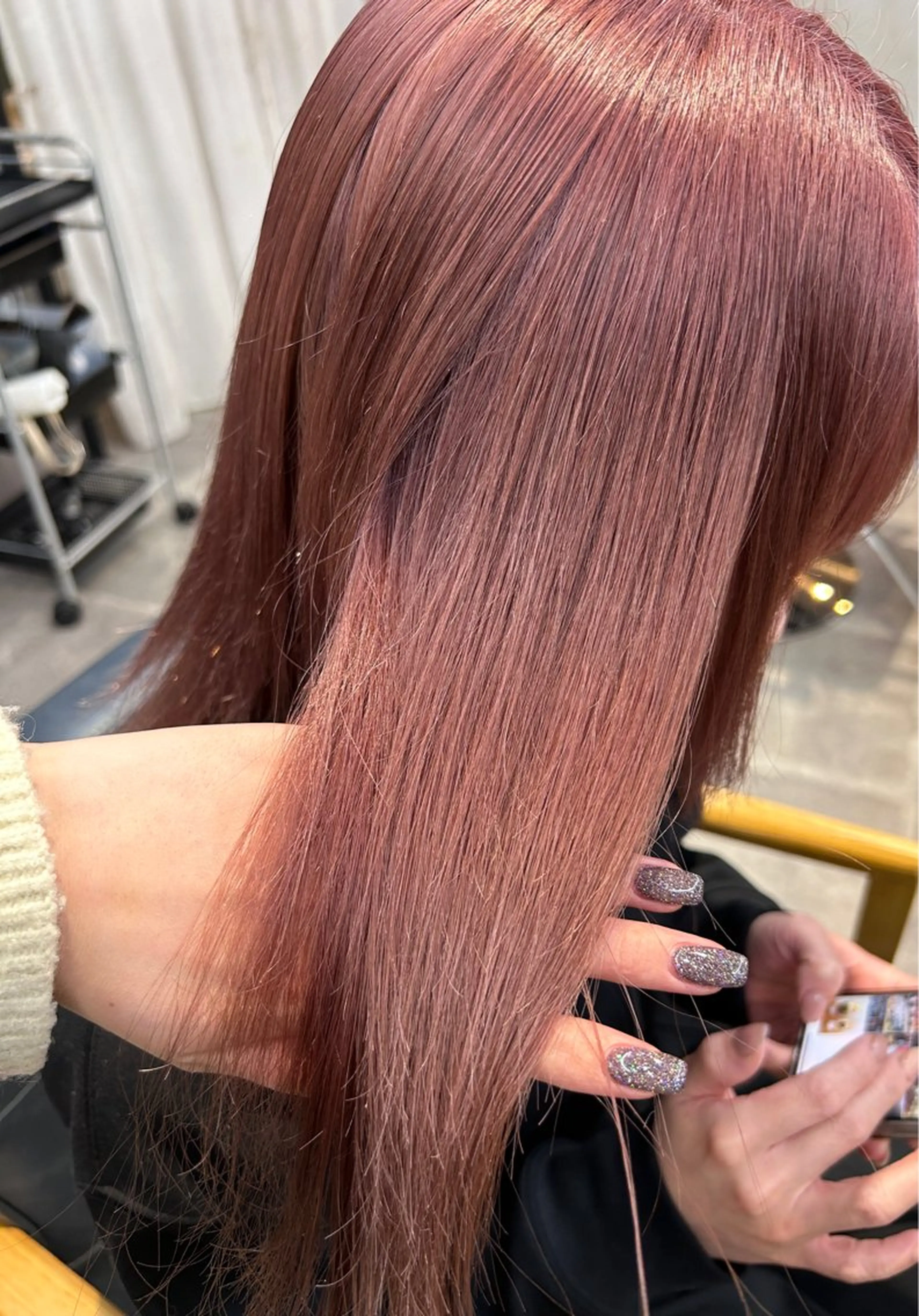 ミディアム カラー newi梅田🫧韓国 ヘア🫧sakiのヘアスタイル