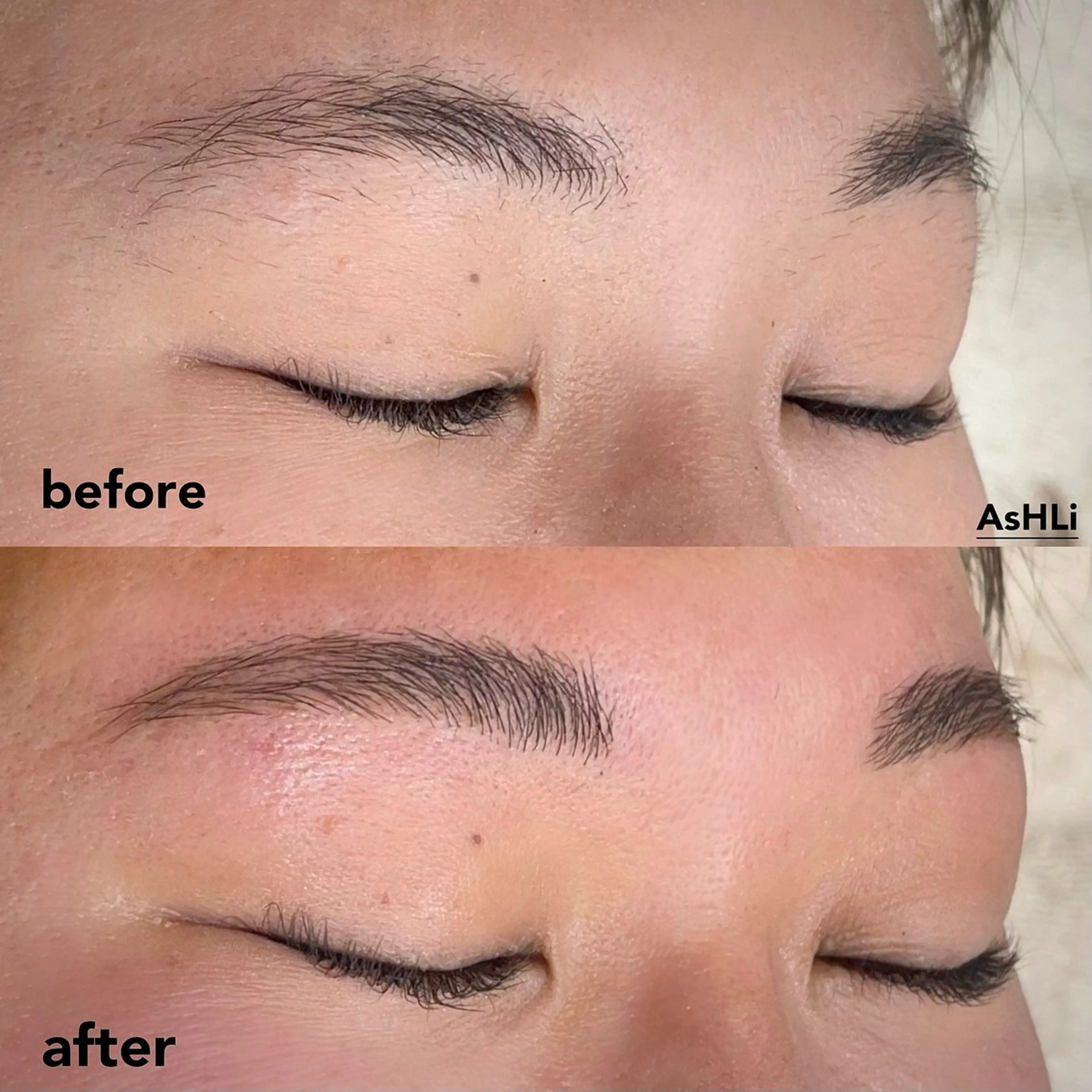 アイブロウ ハリウッドブロウリフト AsHLi 南青山のエステ・リラクイメージ
