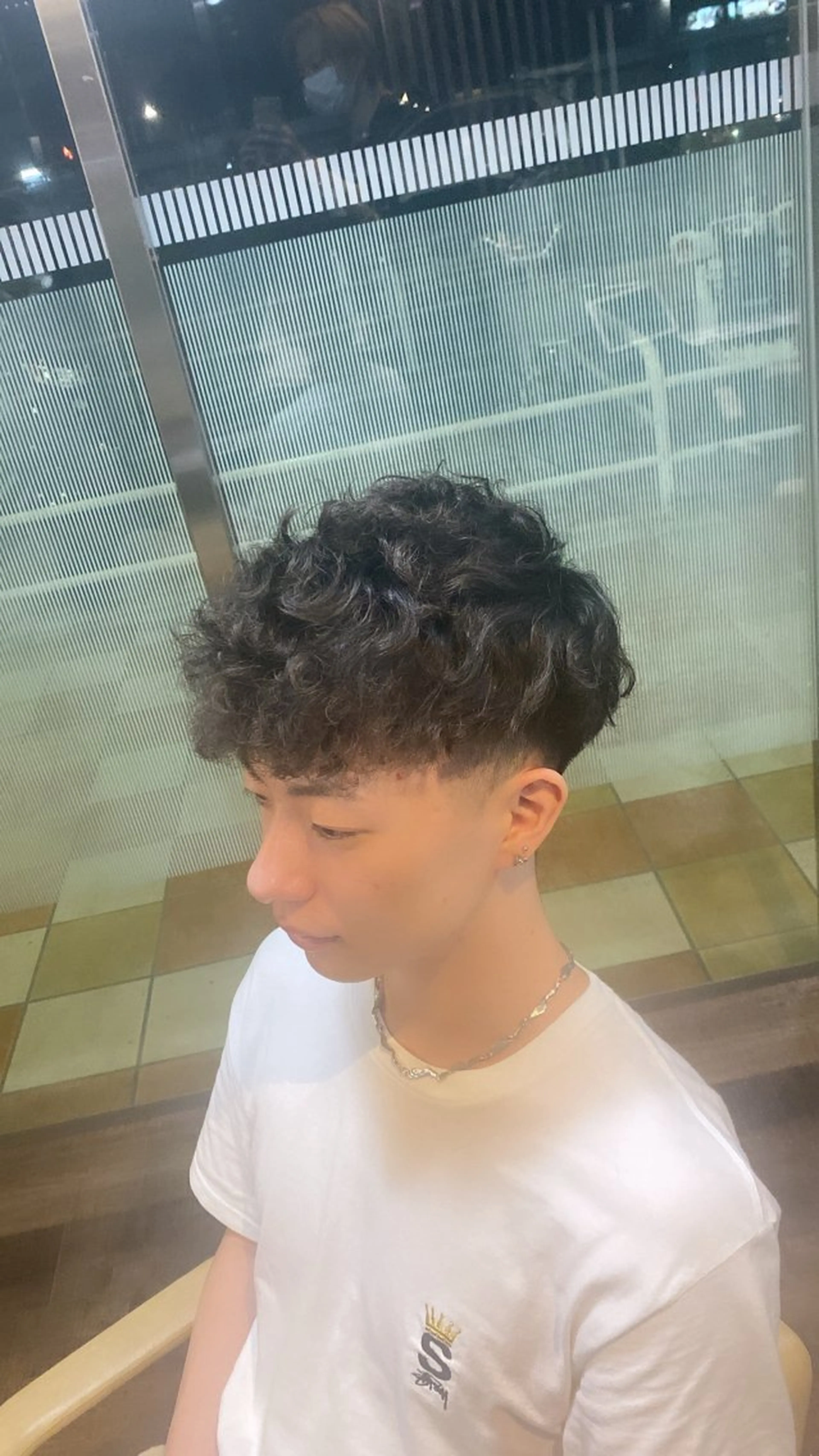 パーマ メンズ スペインカール カット パーマ 杉原魁/髪質改善/ 似合わせパーマのヘアスタイル