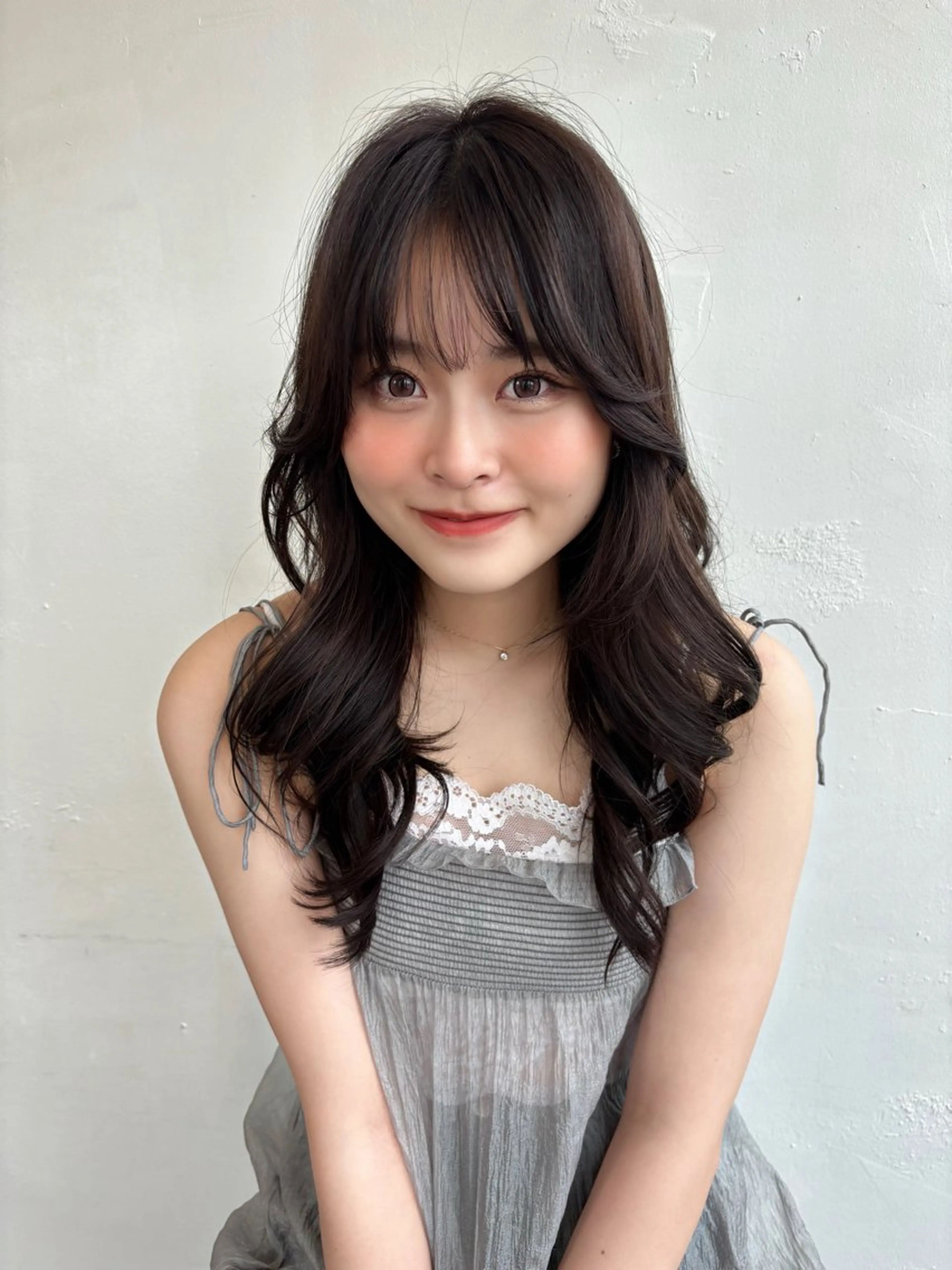 ロング レイヤーカット 優李 ゆうり‪のヘアスタイル
