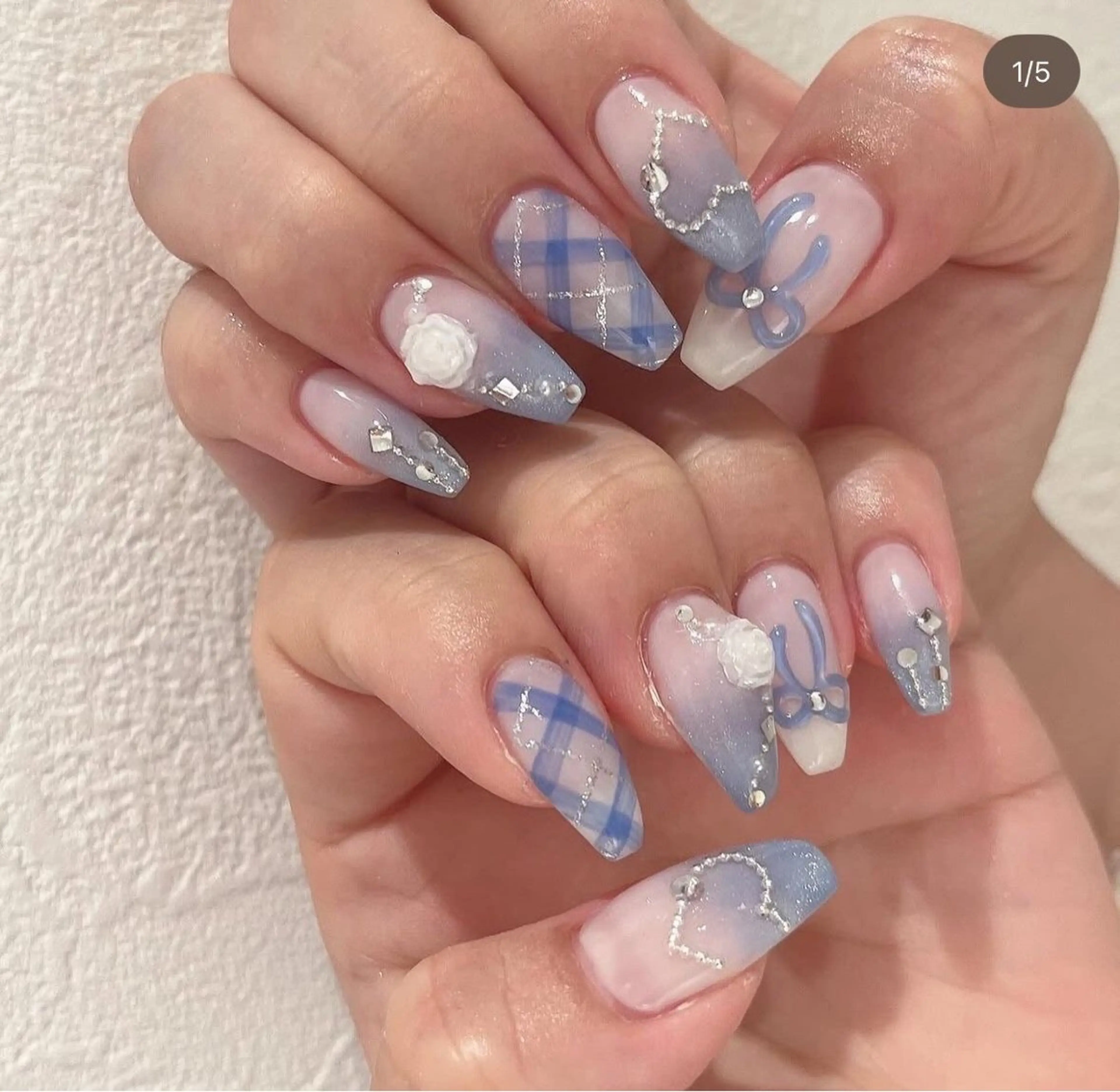ネイル グラデーション ラメ(グリッター) マグネットネイル ミラーネイル ニュアンスネイル ハンドネイル Lumi de nailsのネイルデザイン