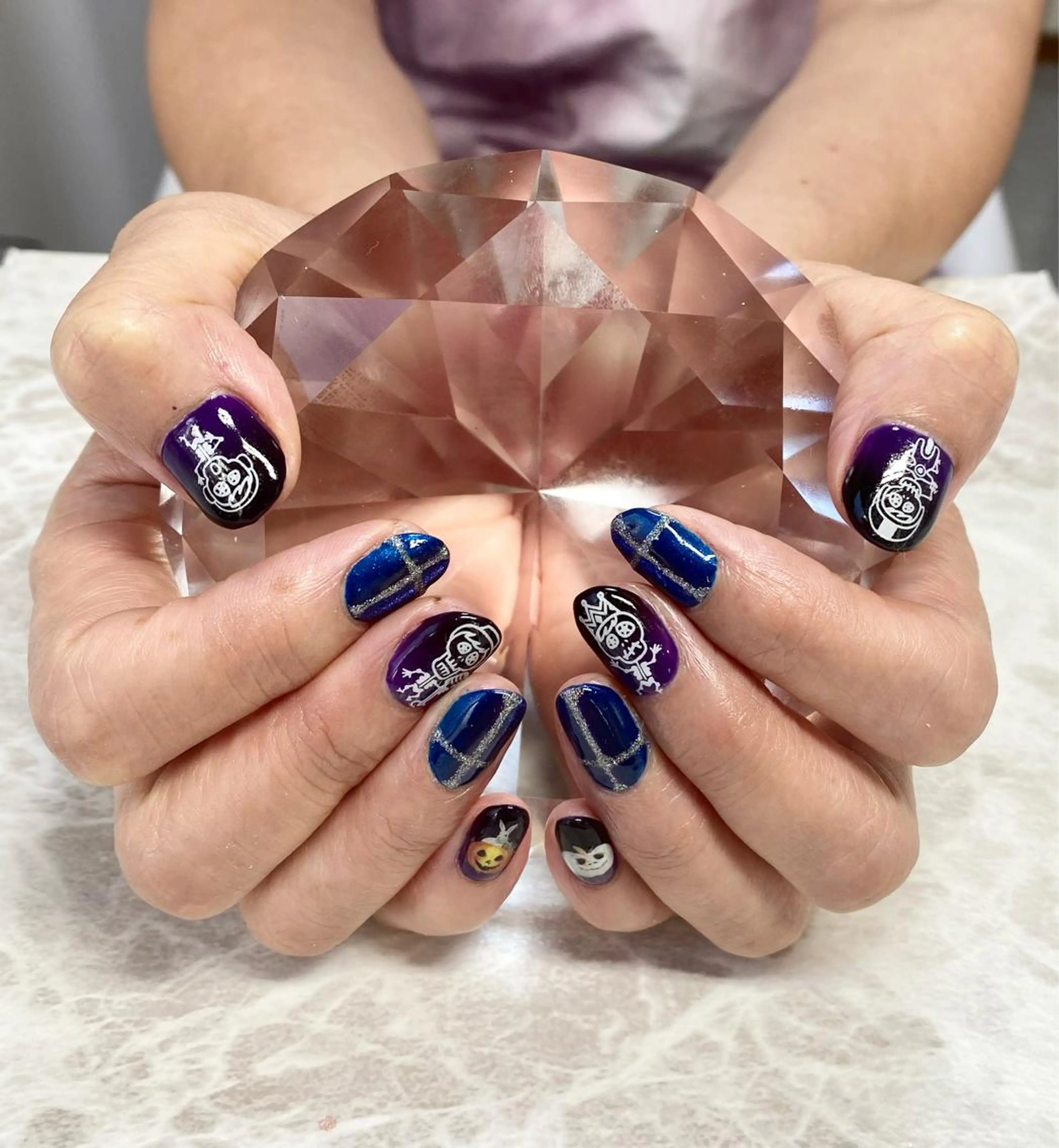 ネイル ハロウィン ハンドネイル ゆぴねいる yupinailのネイルデザイン
