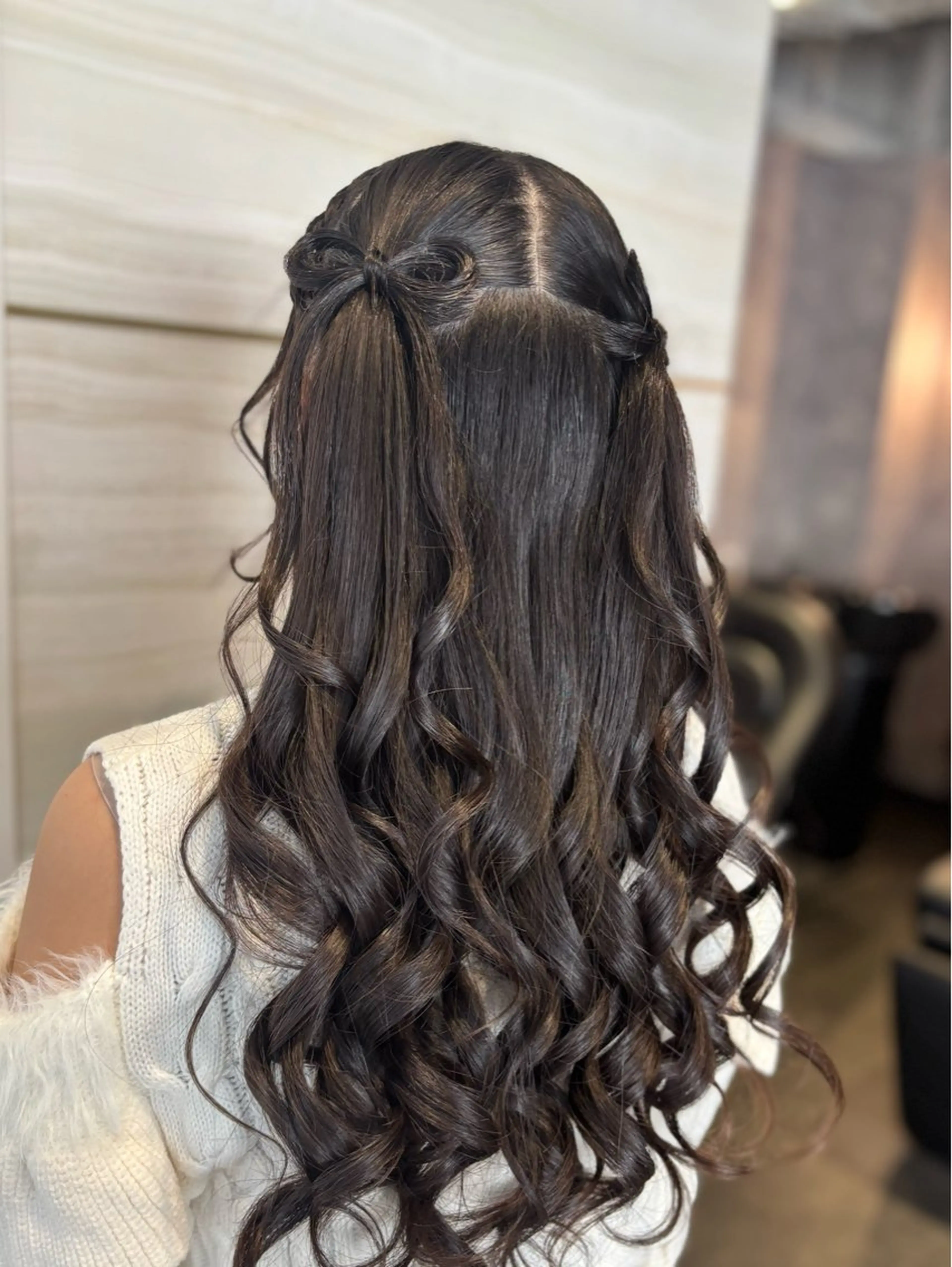 ロング ヘアアレンジ ヘアセット 💘Kurea💘 艶髪/韓国/暗髪のヘアスタイル