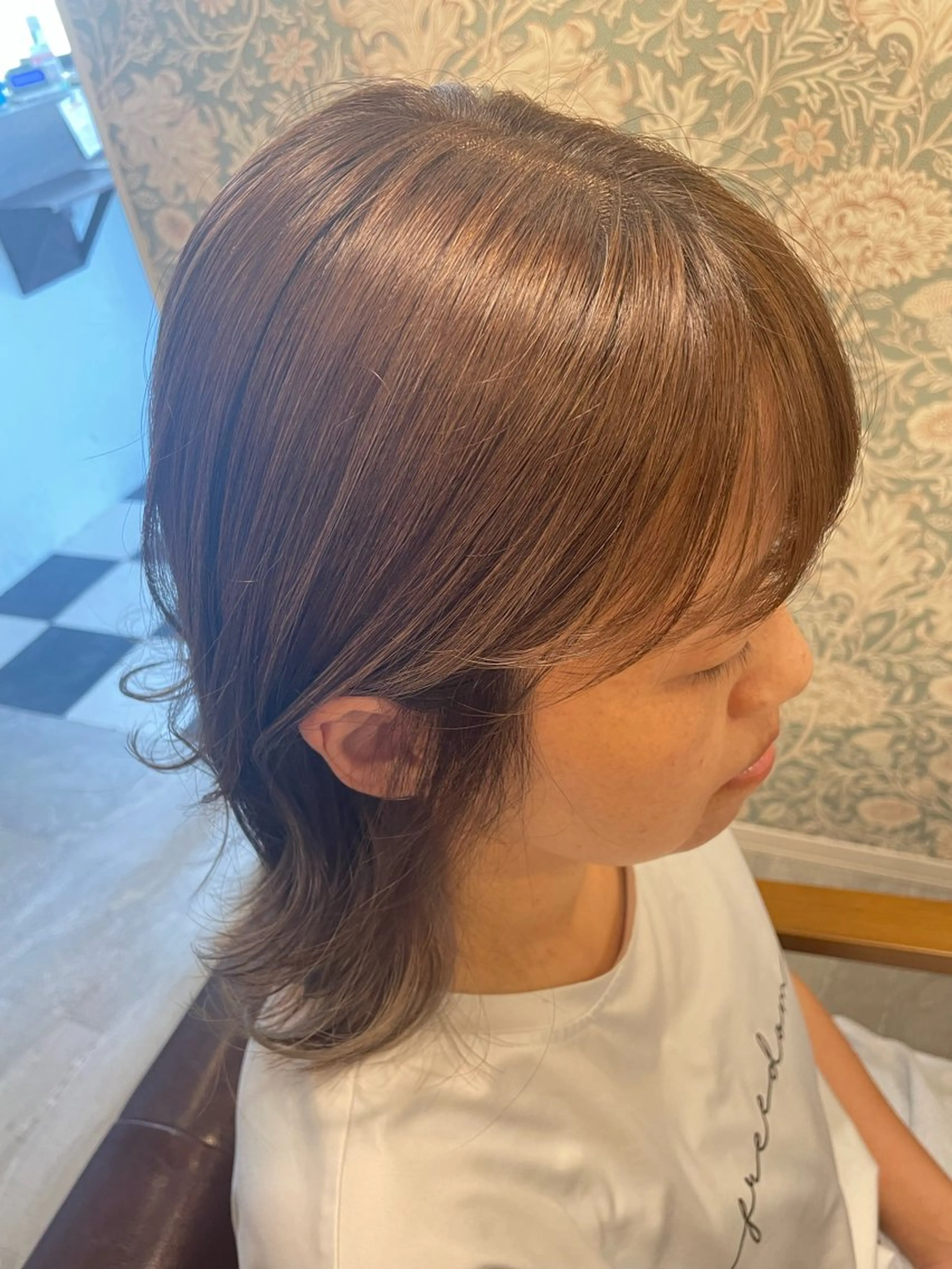 ミディアム hair make echo滿木あい花のヘアスタイル