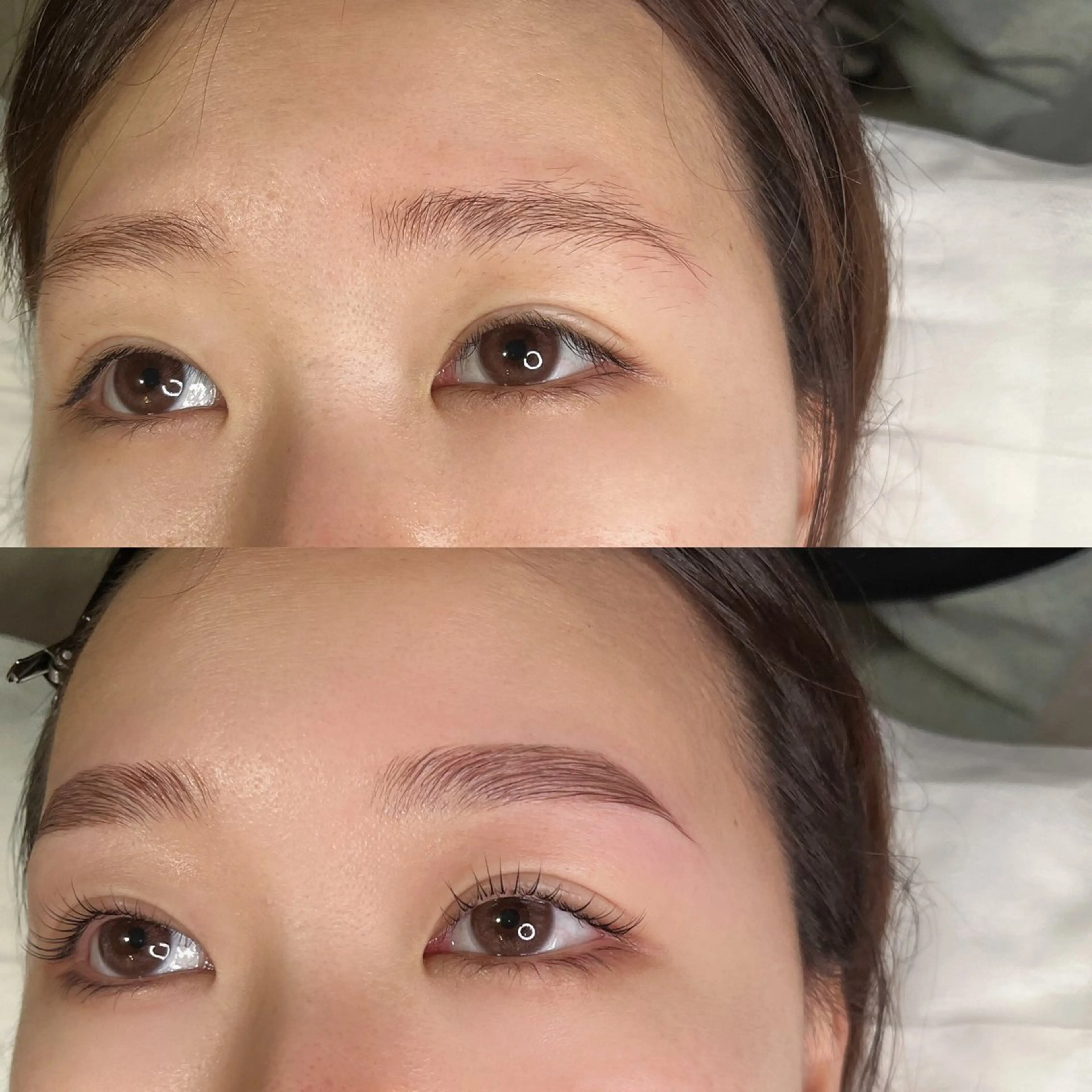 マツエク・マツパ 束感まつ毛 韓国風マツエク ナチュラル まつげパーマ 一重×まつ毛パーマ 眉毛／まつ毛サロン Ayamiのマツエク・マツパデザイン