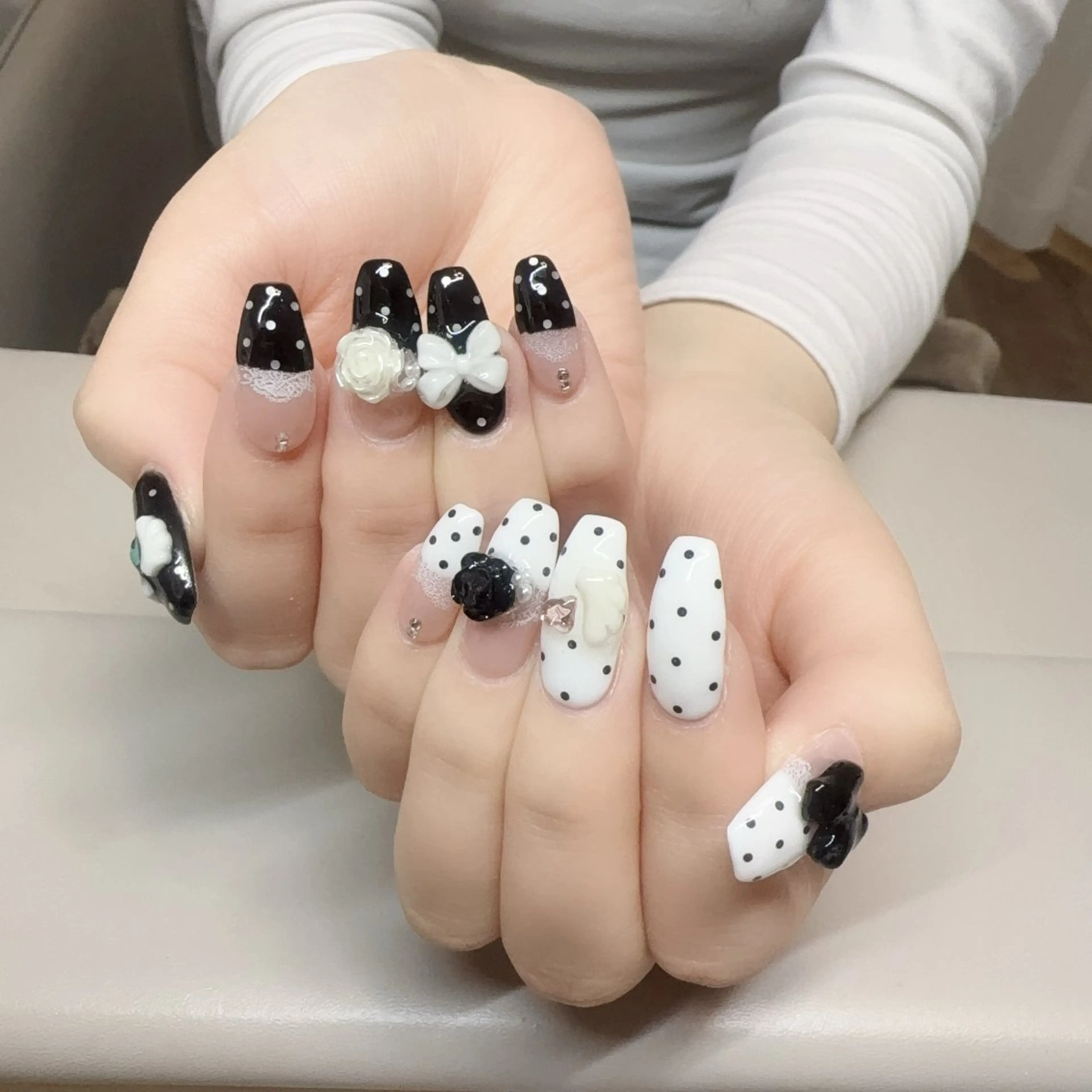 ネイル アニマル柄 べっ甲ネイル ブラウン ジェルネイル グリーン Rika  nail cocoのネイルデザイン