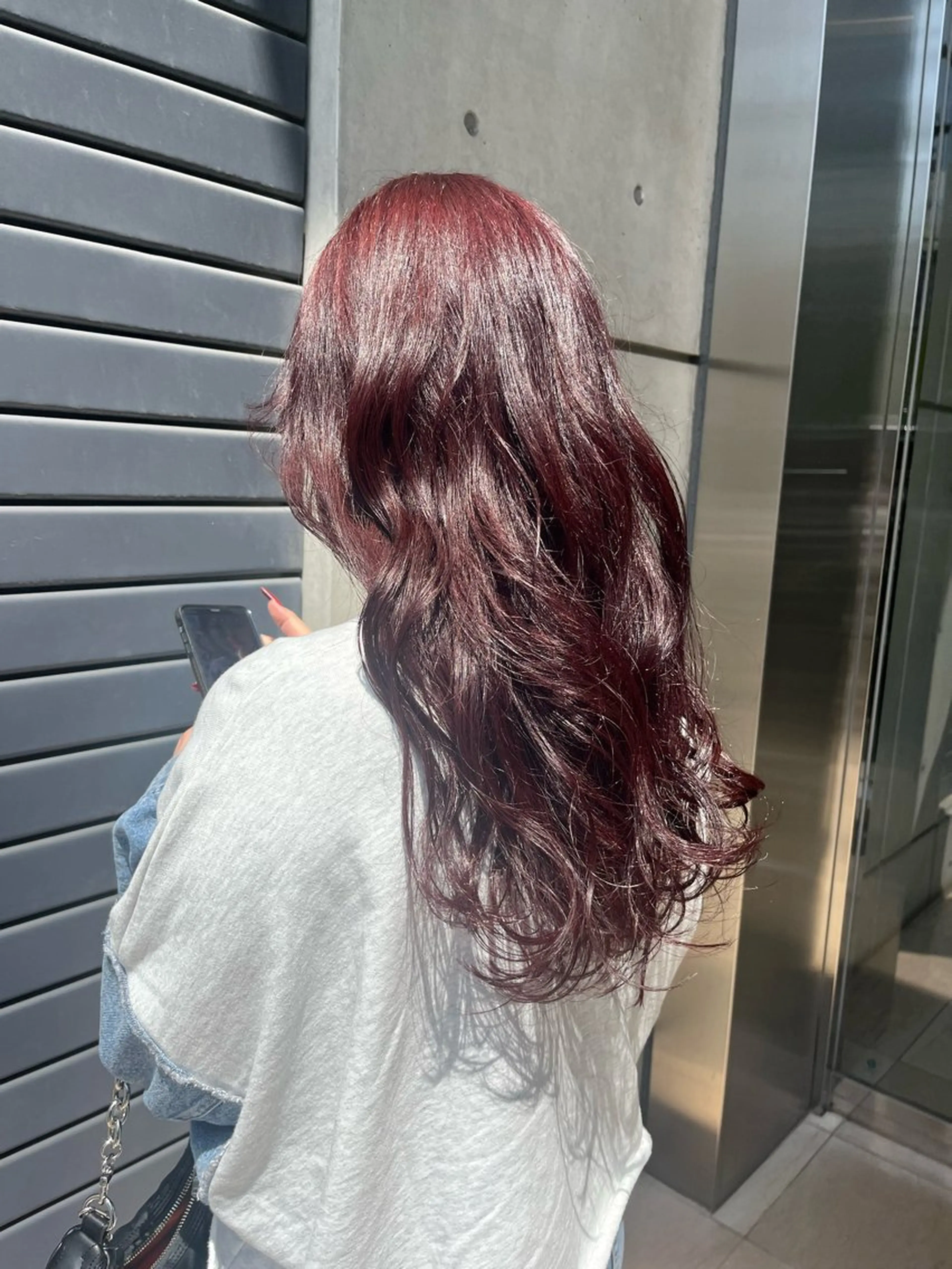 ロング 透明感カラー人気 ナンバーワンMIYUのヘアスタイル