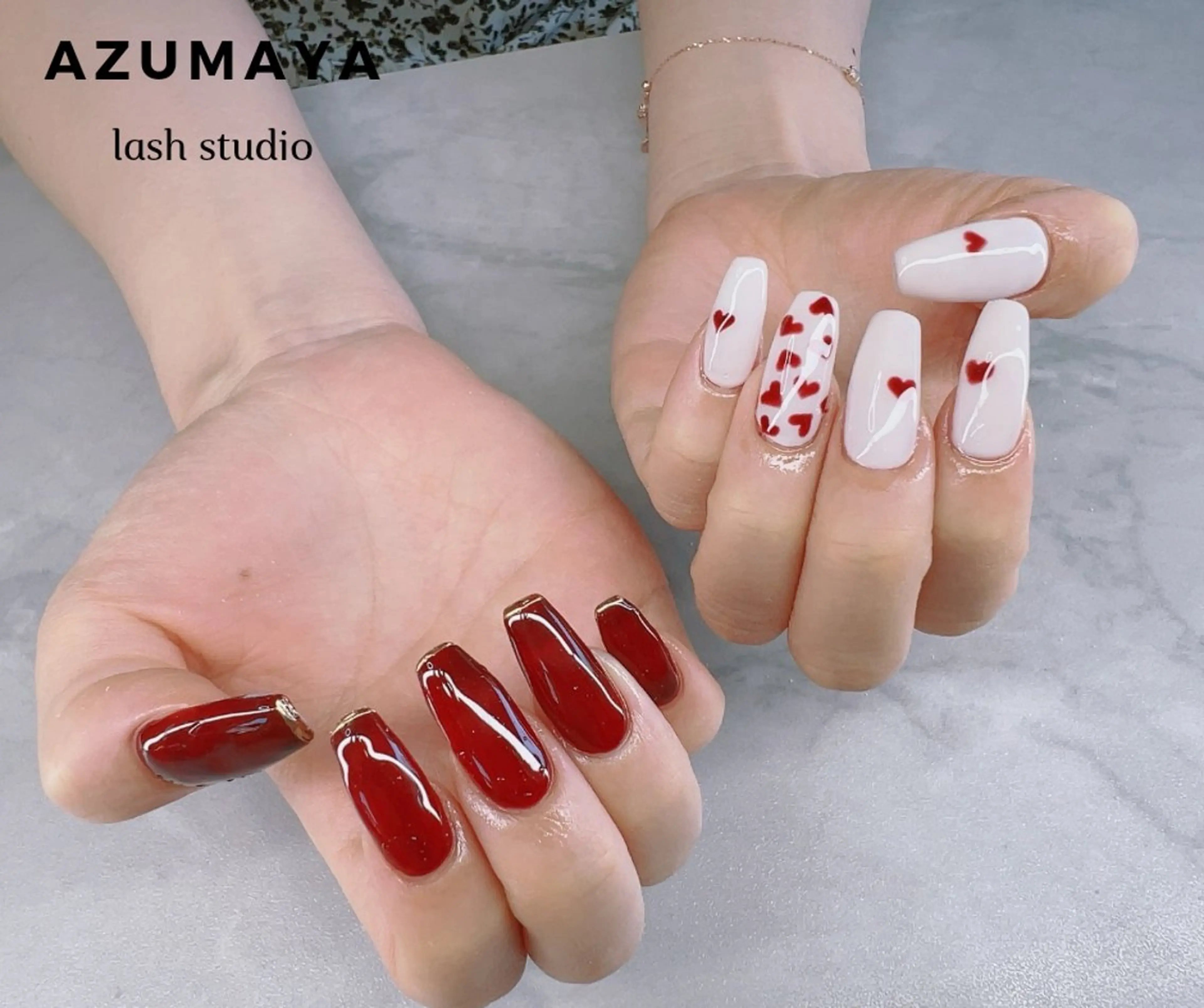 ネイル azumaya ネイリストarisaのネイルデザイン