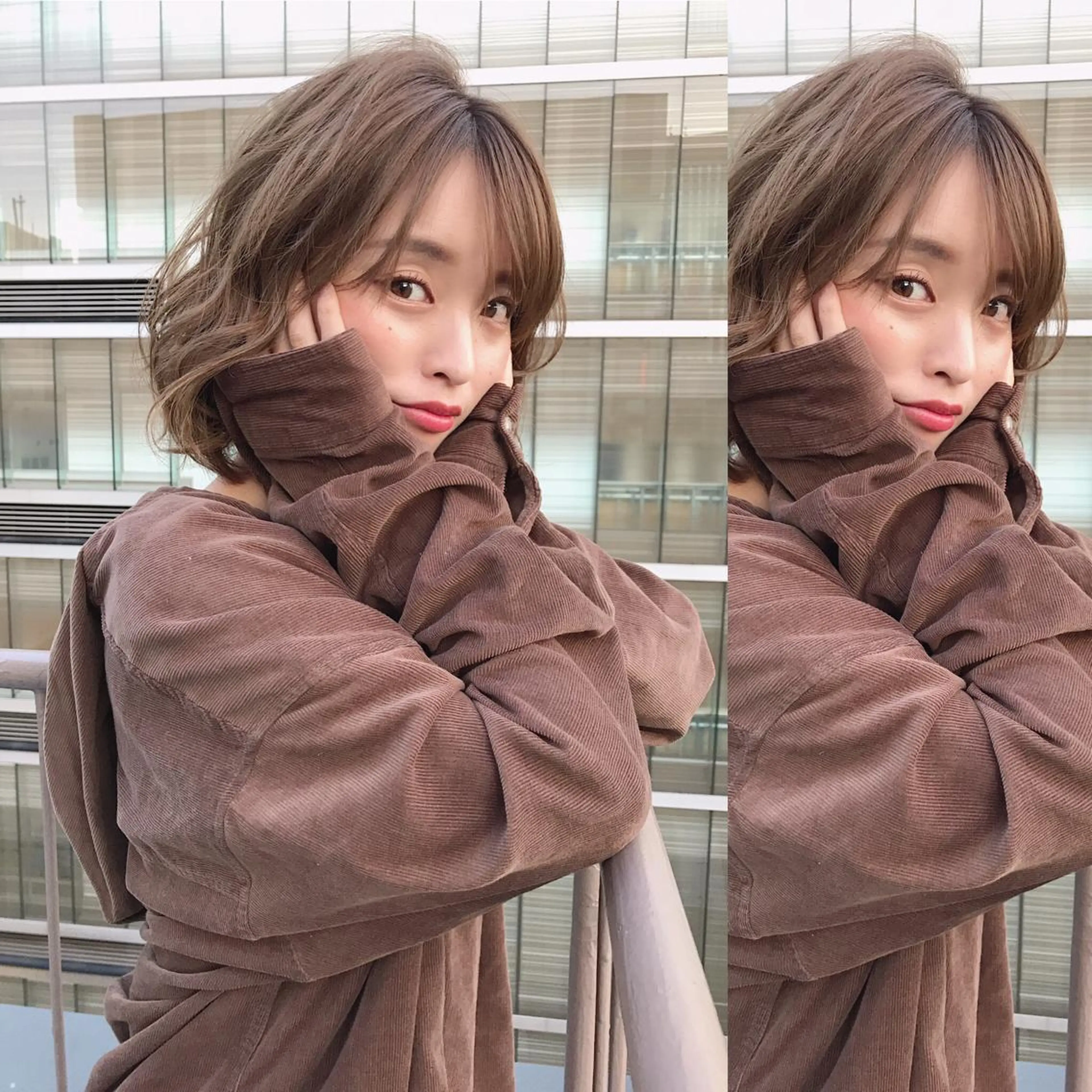 ミディアム カラー グレージュ ヘアカラー トリートメント ✨似合うのその先へ✨ 田中延和のヘアスタイル