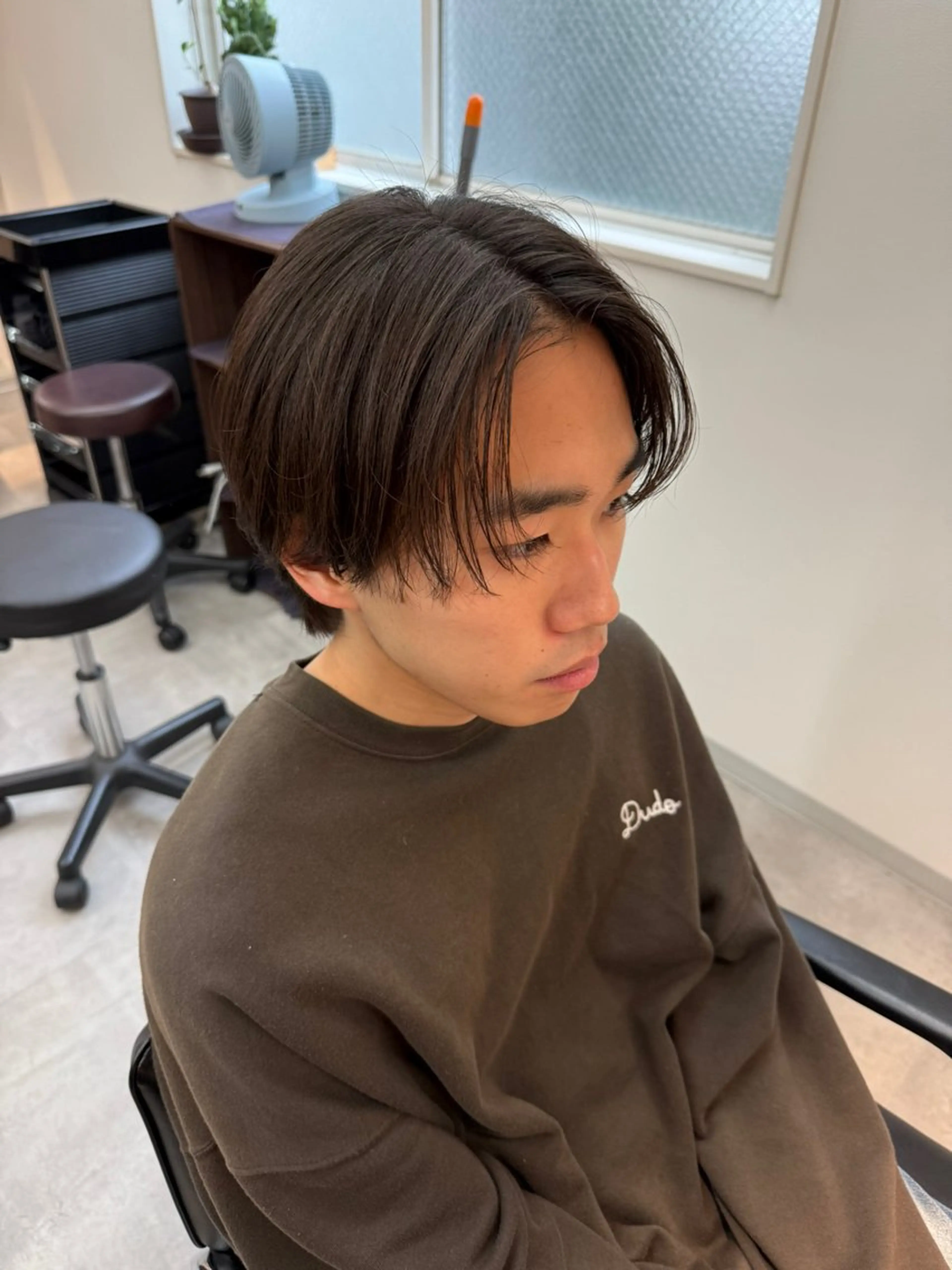 メンズ センターパート メンズ韓国風 カット オシャレは髪型から/ 韓国ヘア特化/下田のヘアスタイル