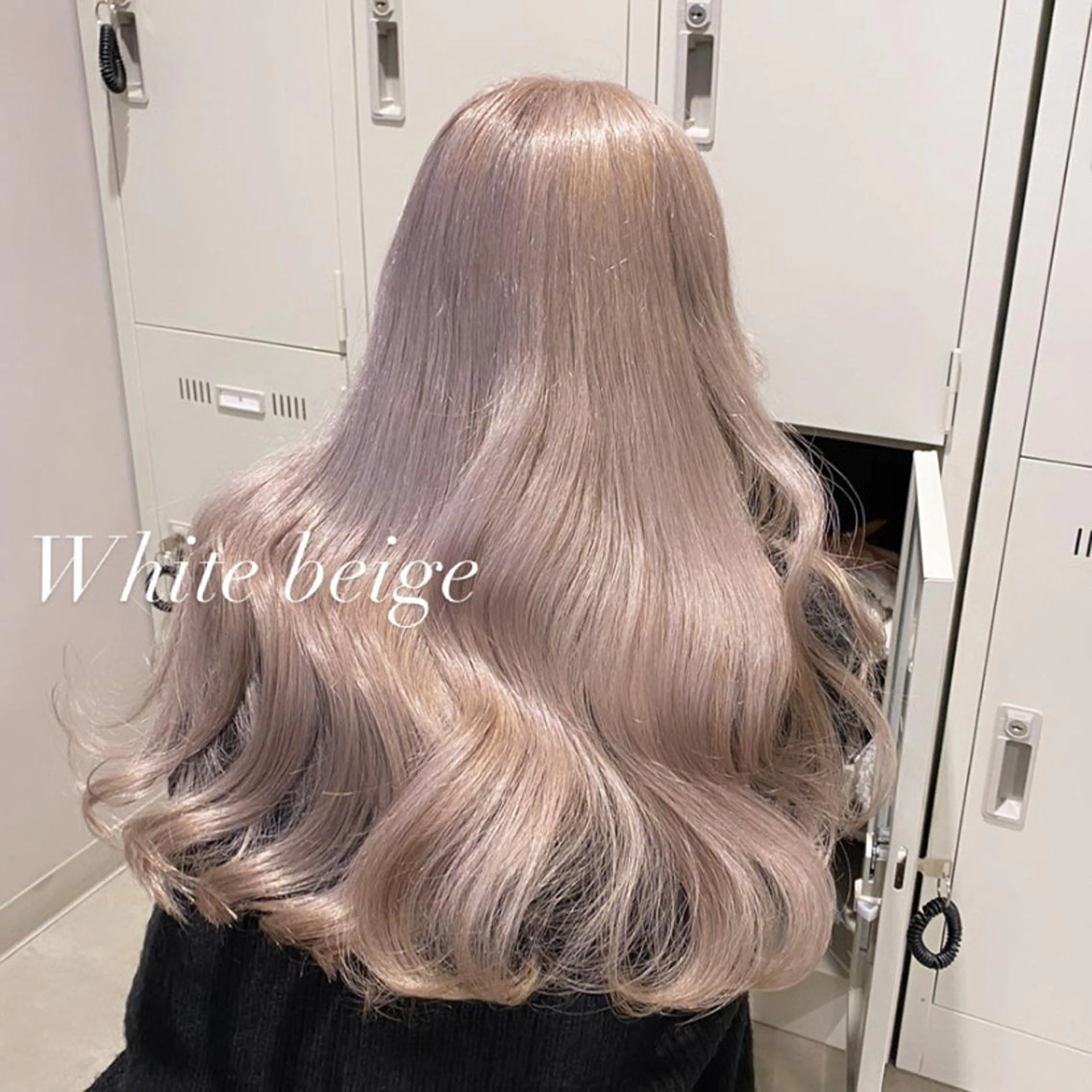 ミディアム カラー ヘアカラー ヘアセット 韓国/トレンド レイヤー【101】のヘアスタイル