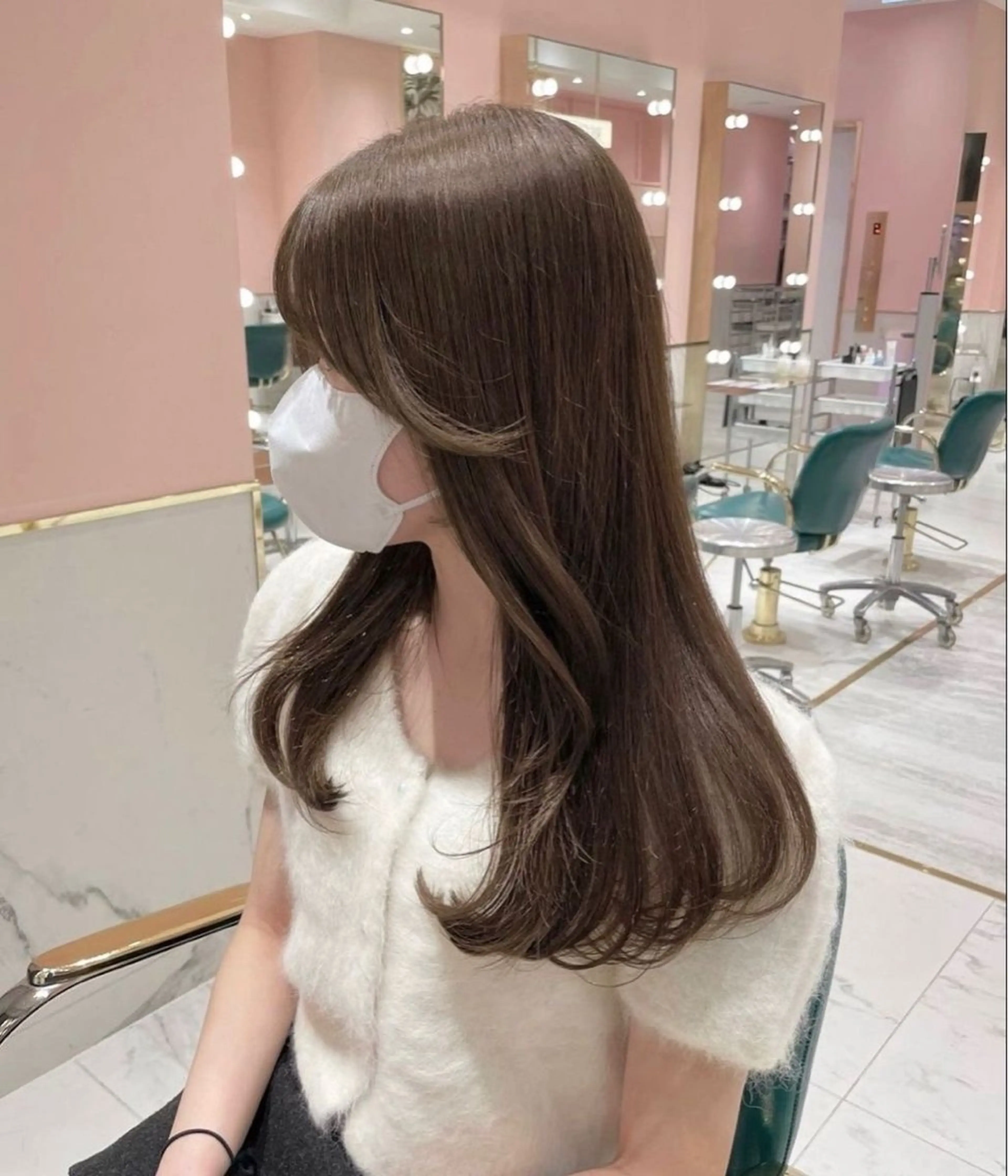 ロング カラー ナック梅田店 毛利 愛リタッチカラー募集のヘアスタイル