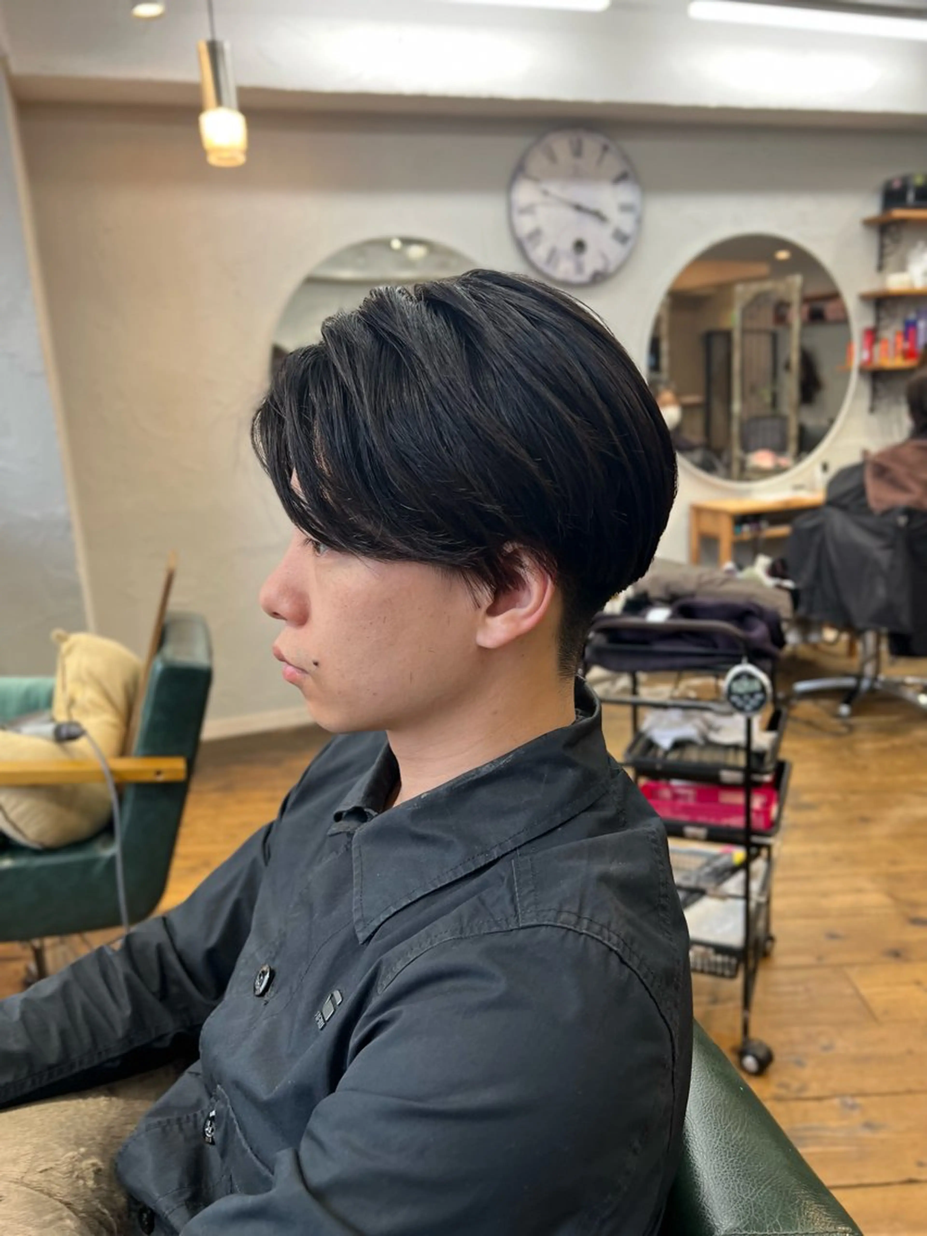 ショート メンズ 縮毛矯正 髪質改善/縮毛矯正/ 超高濃度水素ケアのヘアスタイル