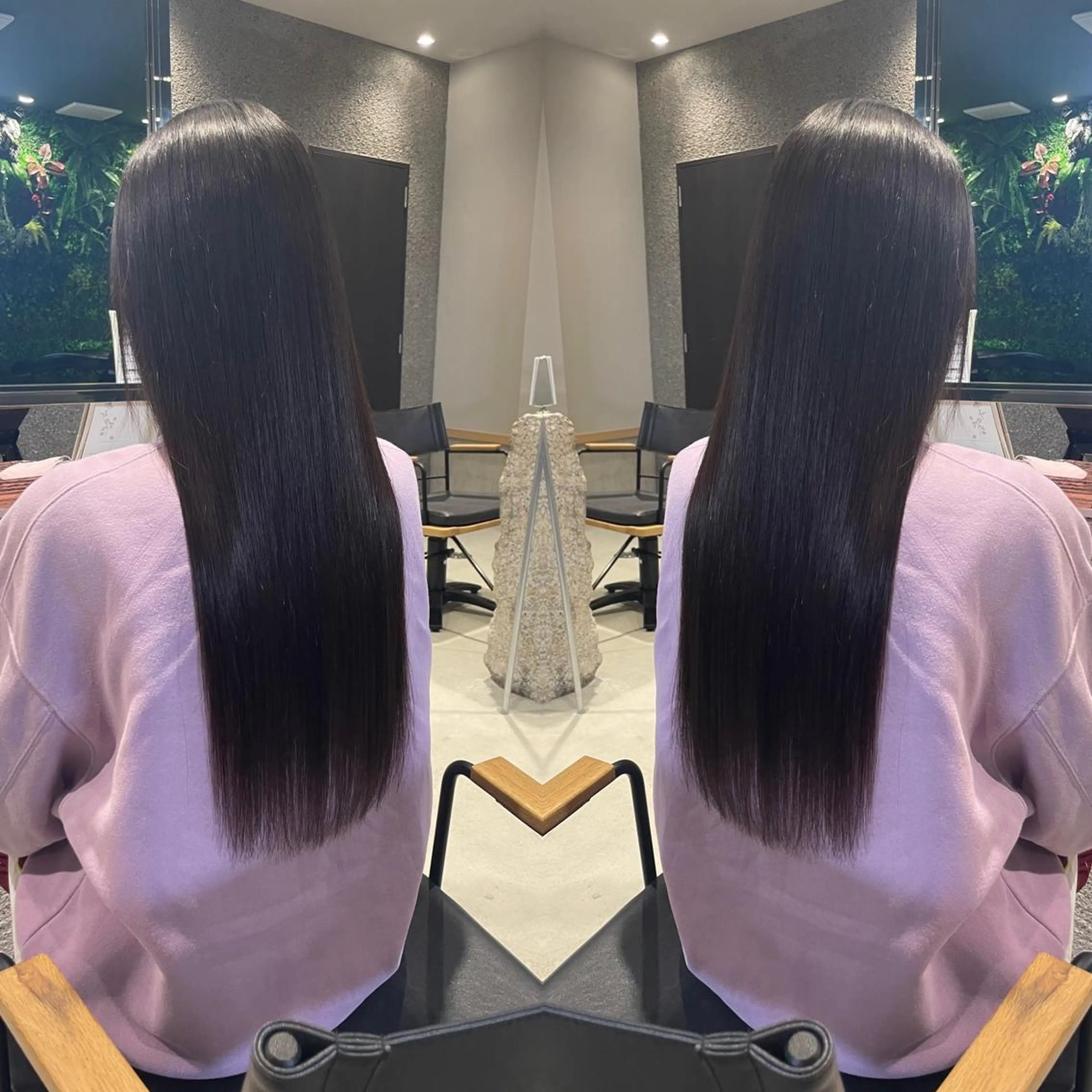 ロング パーマ イエローカラー 伸ばしかけ 髪質改善 縮毛矯正 トリートメント 縮毛矯正 トリートメント 森田 将志のヘアスタイル