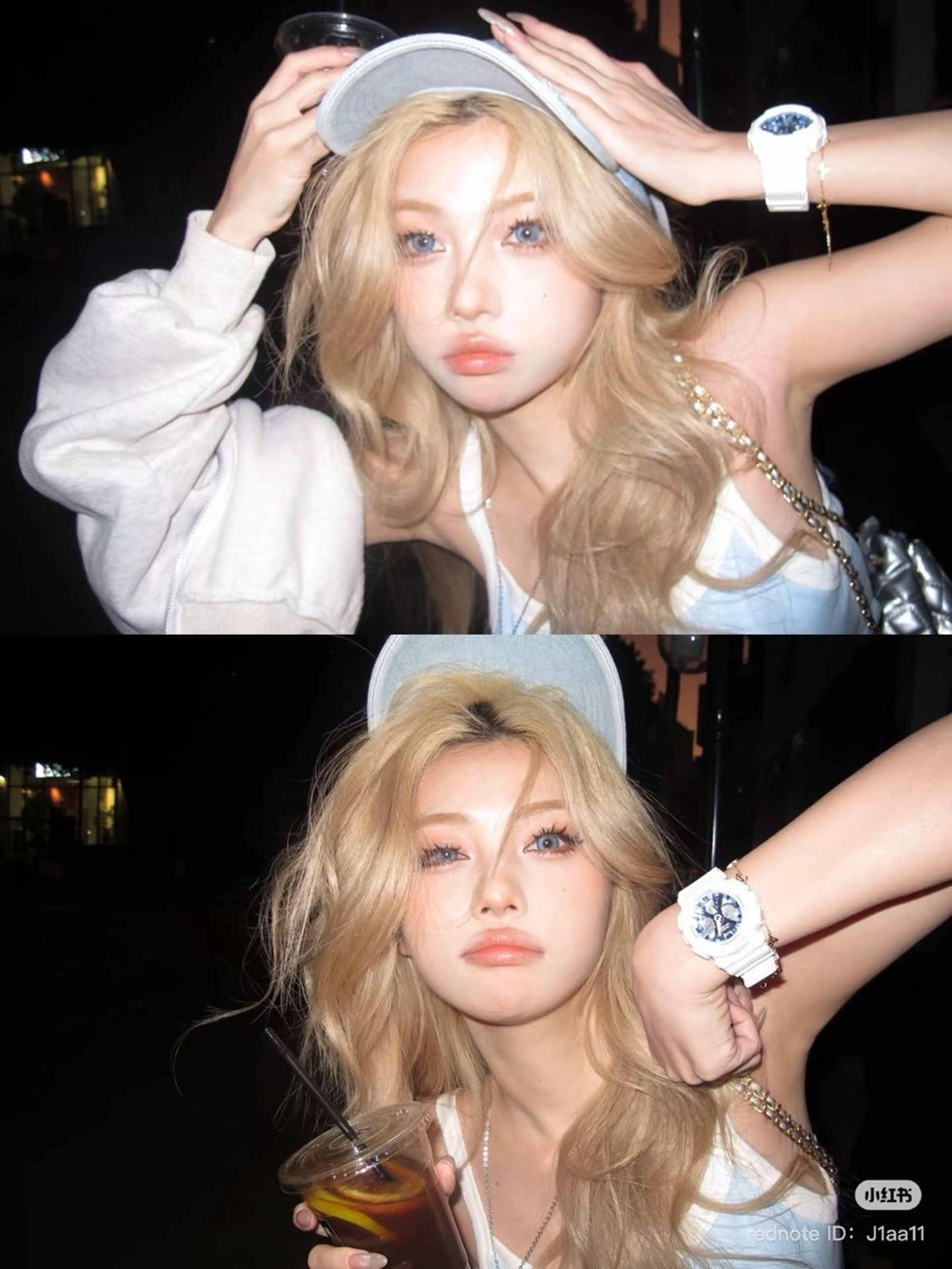 ロング カラー ブリーチ ブロンド ダブルカラー ヘアカラー 🇺🇸海外デザイン iCON TOKYOのヘアスタイル