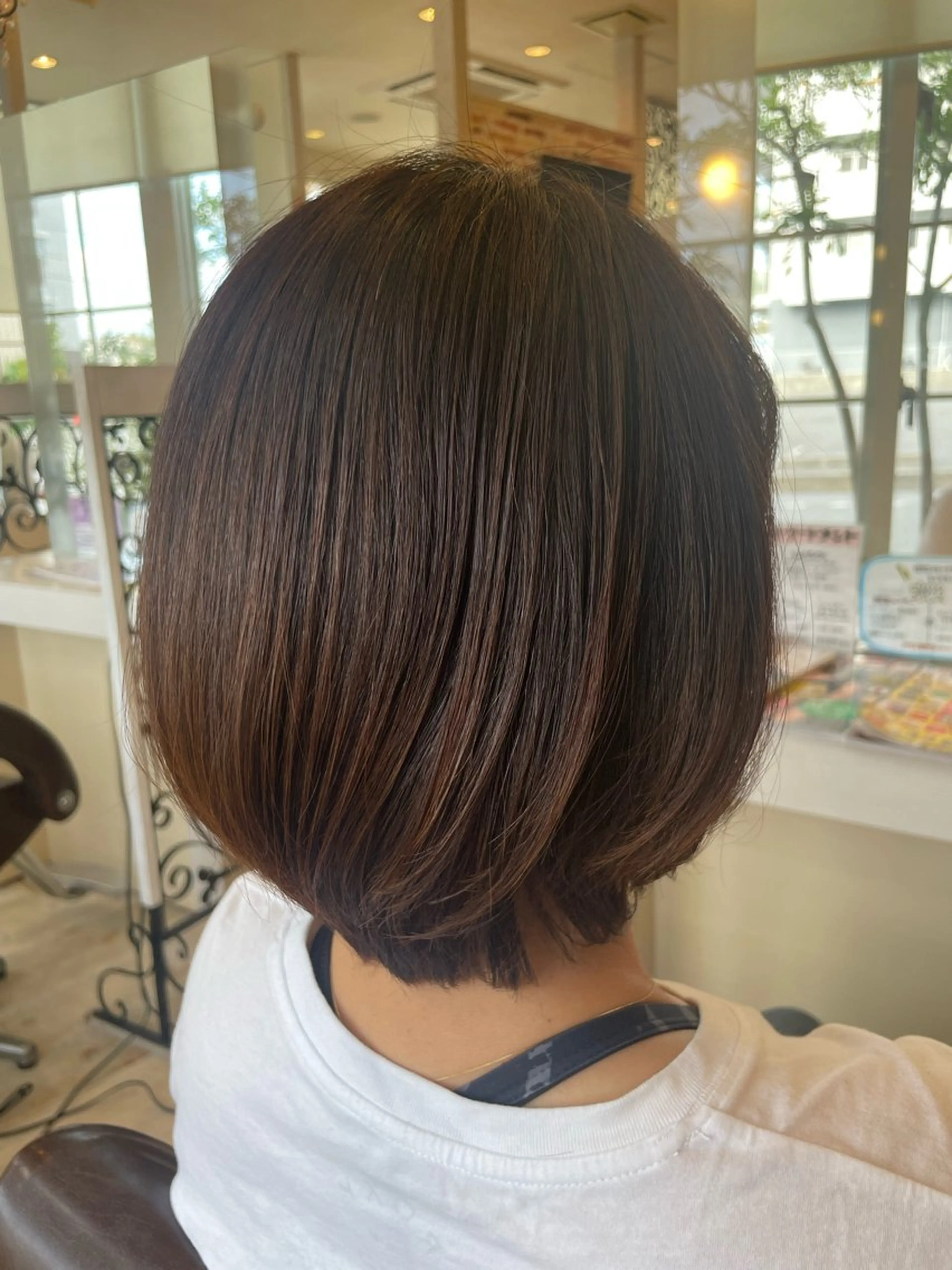 ミディアム ボブ 東恩納 誠のヘアスタイル