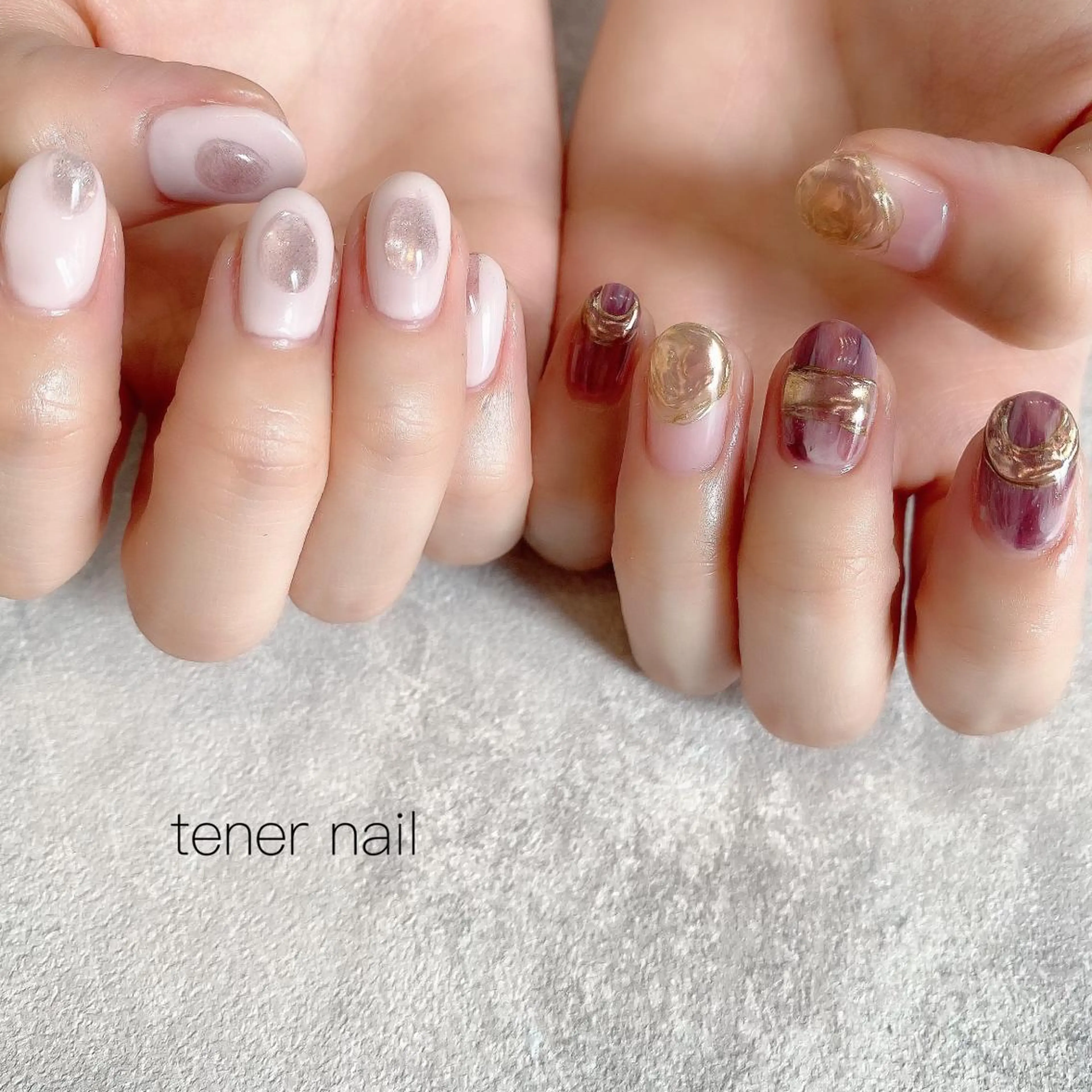 ネイル ニュアンスネイル テネルネイル tener nailのネイルデザイン