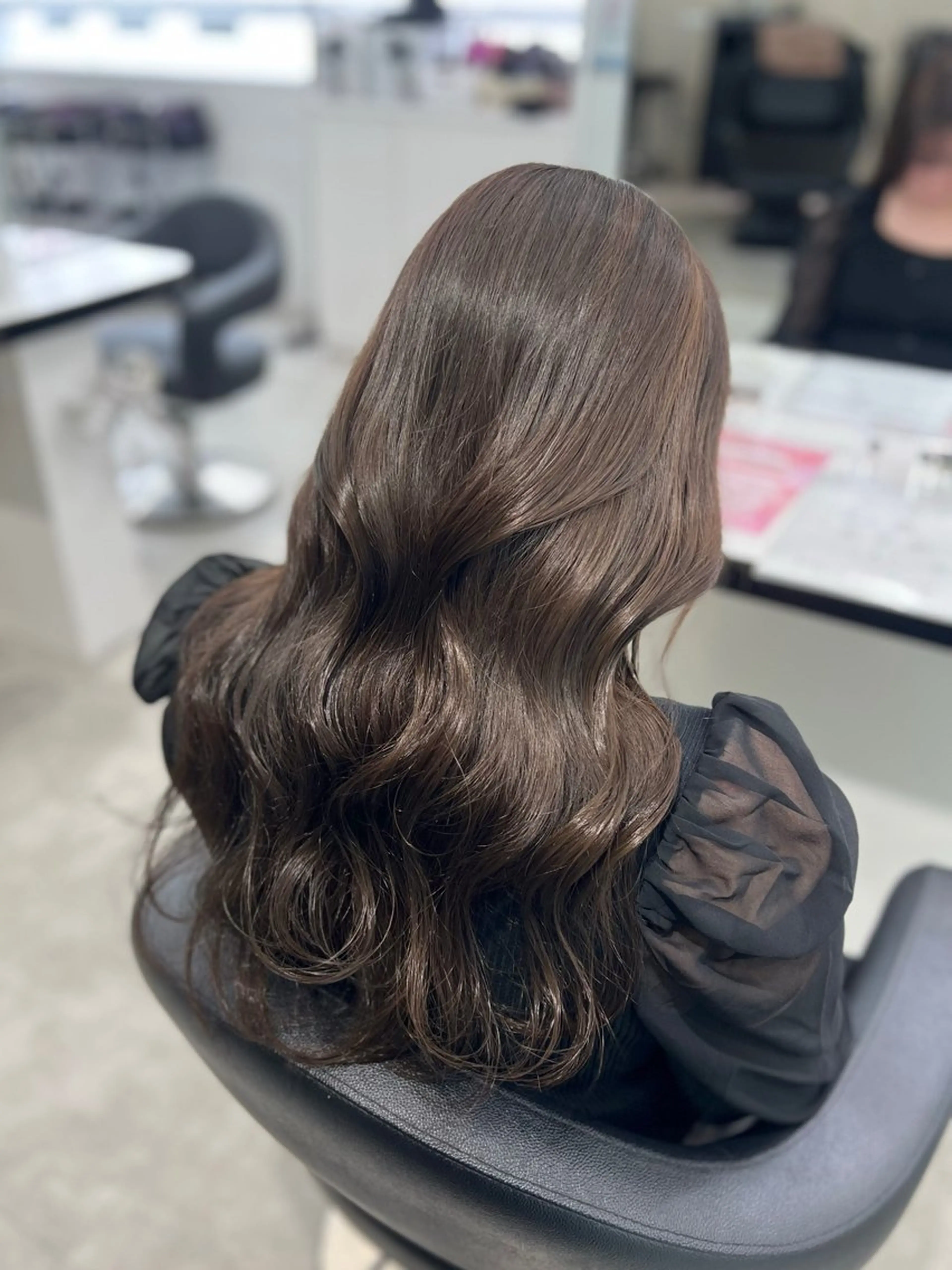 ロング ヘアカラー 透明感ベージュ 🎀Sayaka🎀のヘアスタイル