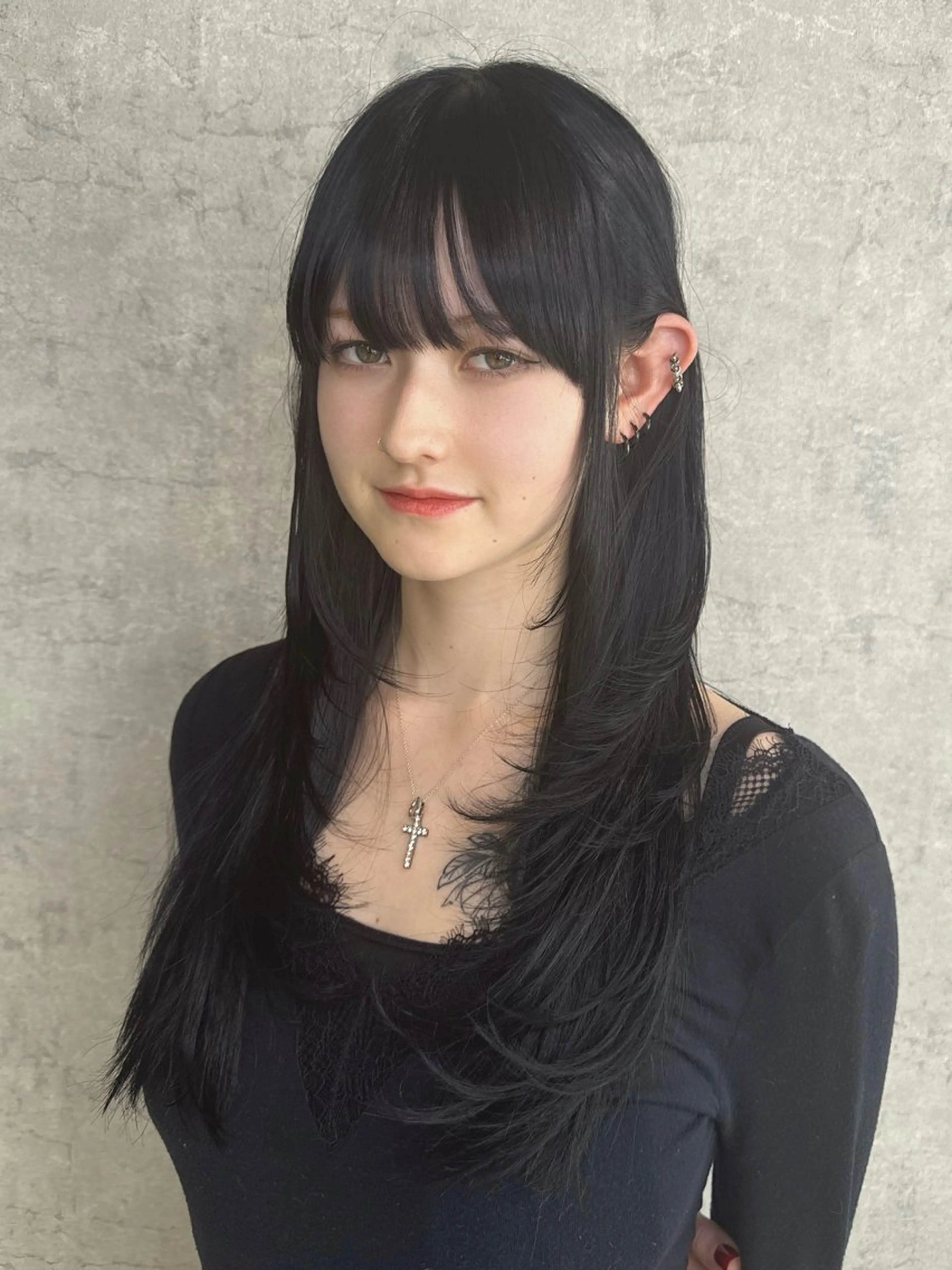 ロング トレンド韓国レイヤー 🇰🇷のんのヘアスタイル