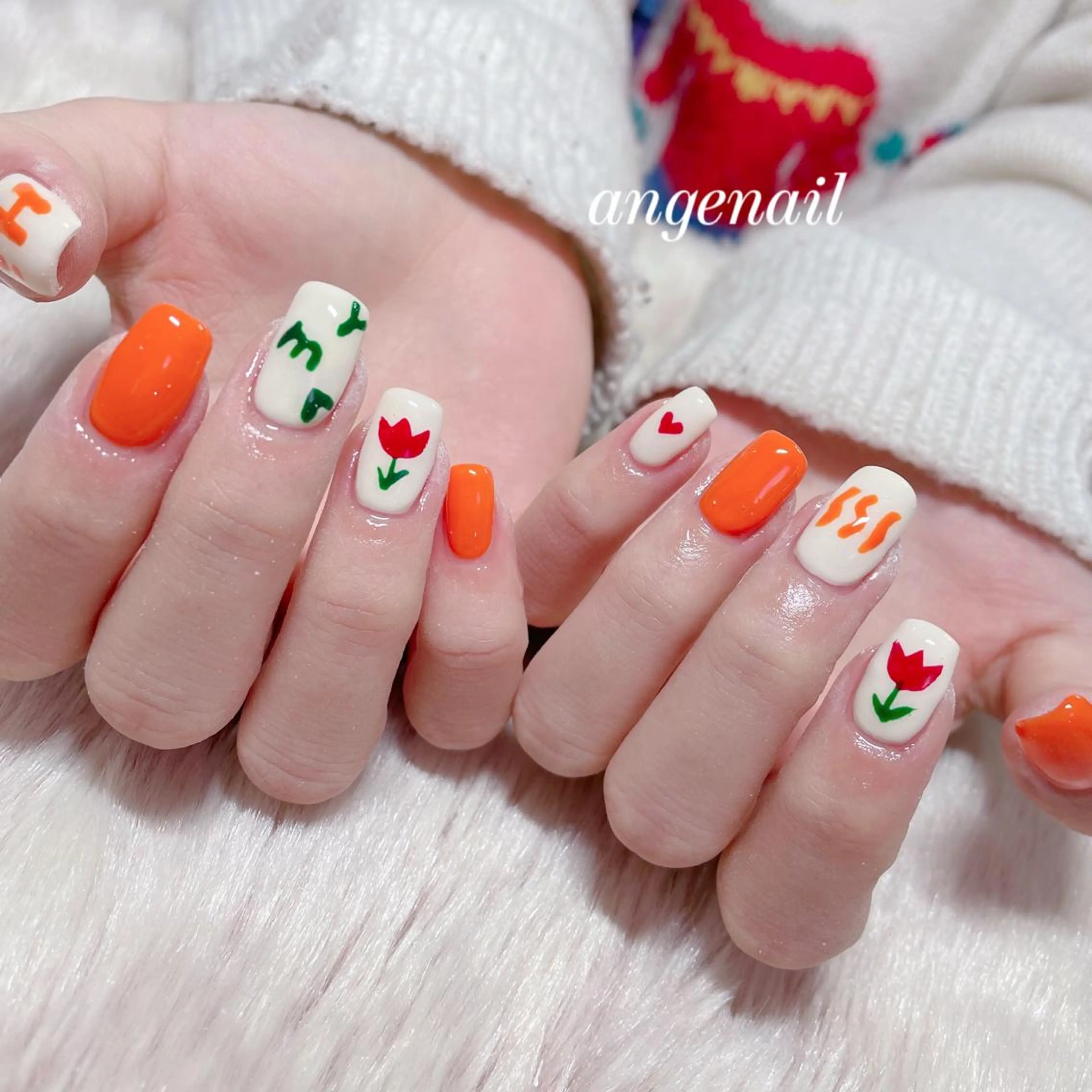 ネイル ハンドネイル オーナーネイリスト MAKIのネイルデザイン