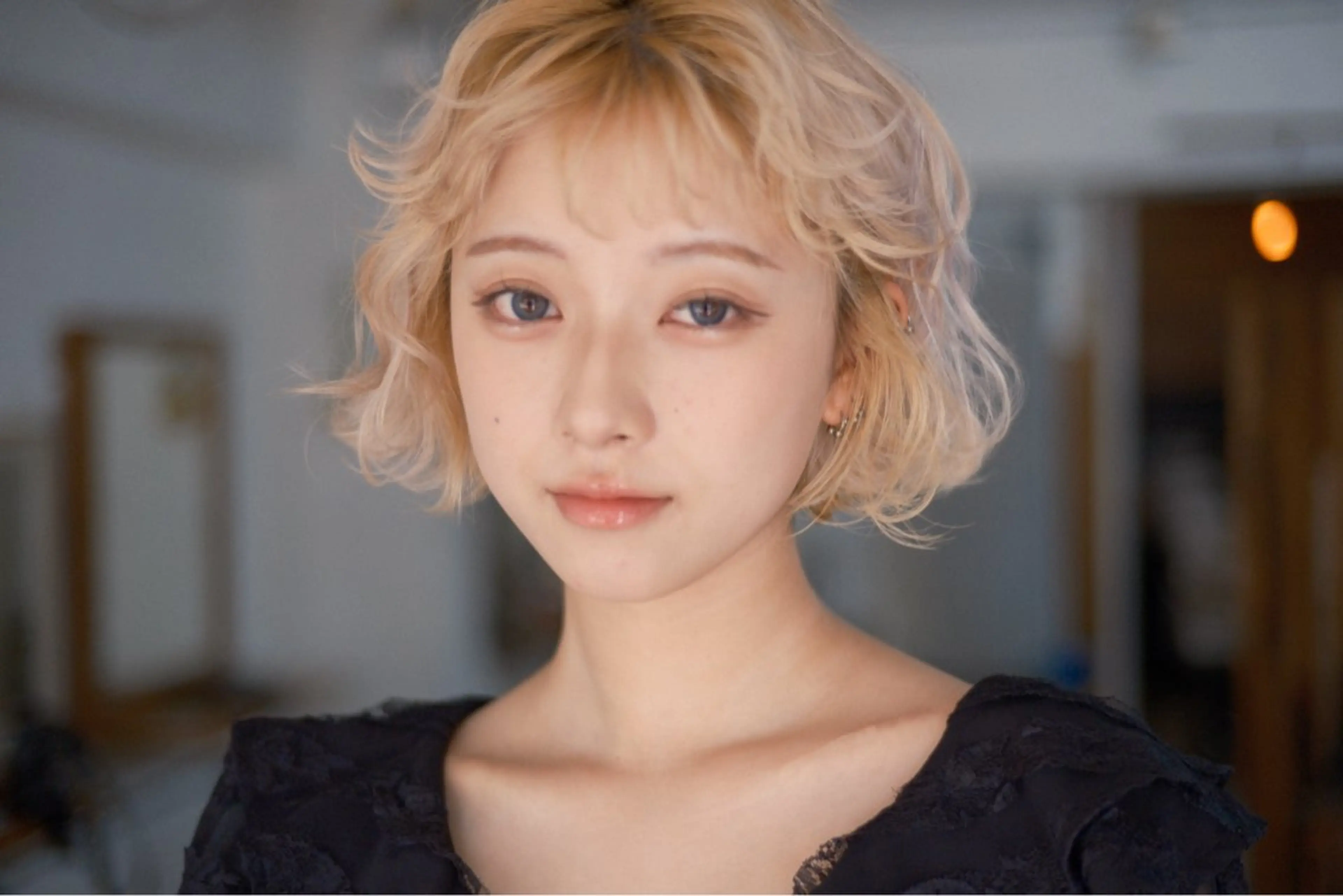 ミディアム カラー カット ヘアカラー 木村陸弥 似合わせ 透明感カラー🌿のヘアスタイル
