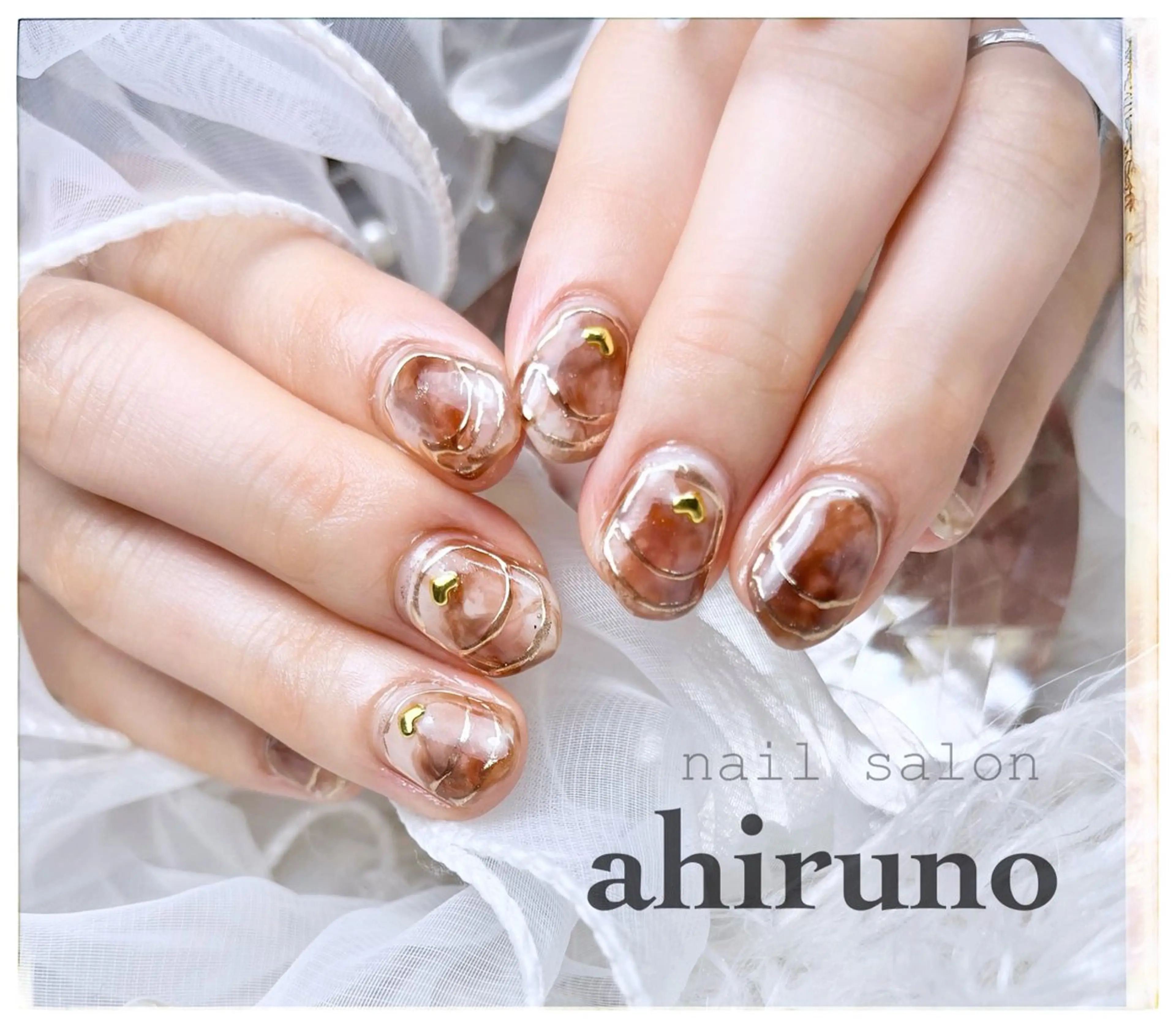 ネイル ジェルネイル 持ち込み ニュアンスネイル ハンドネイル 東京あきる野市ネイル ✿ ｙｕiのネイルデザイン