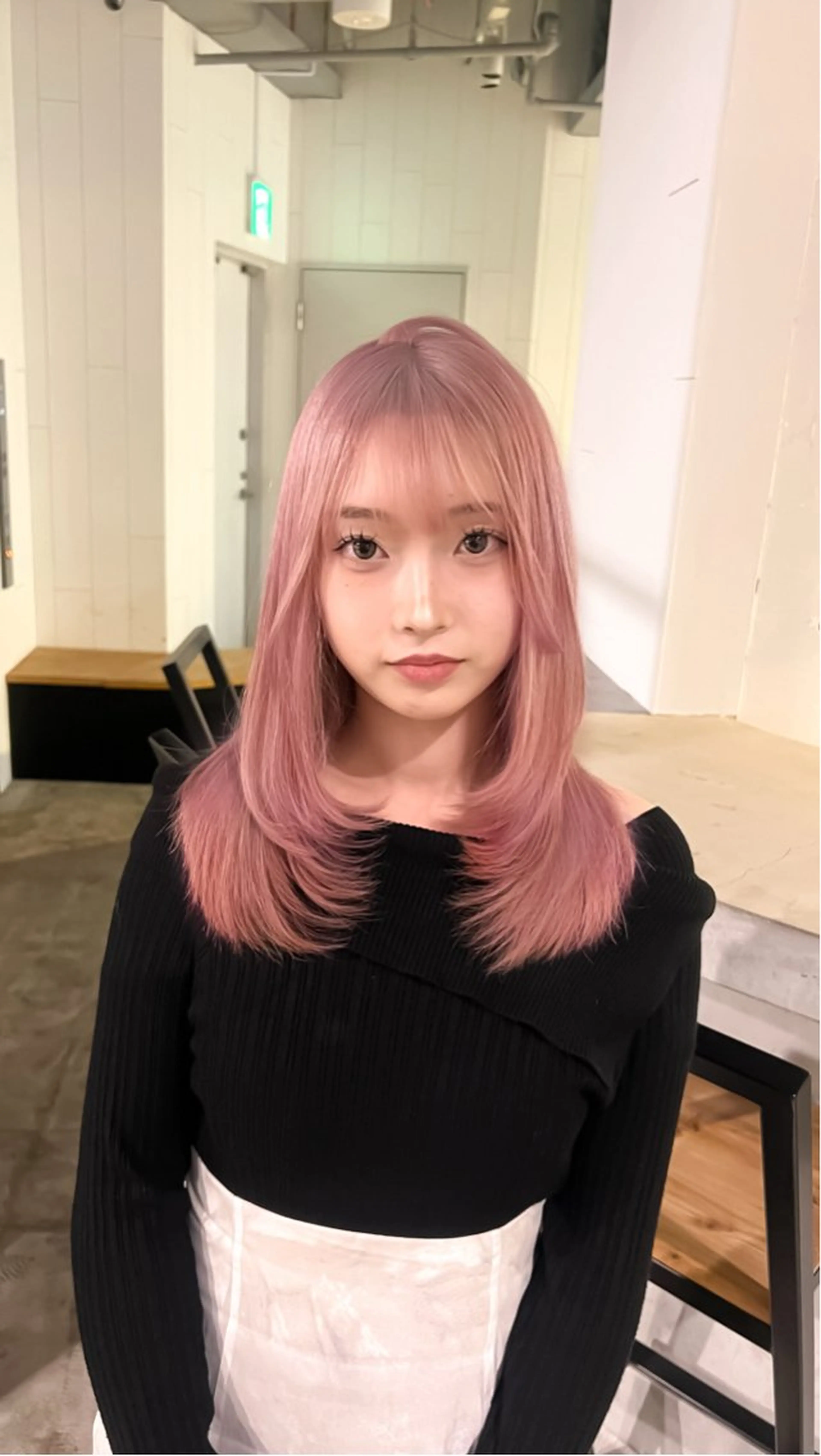 セミロング 🎀ハイトーン特化/ 池袋/miyu🎀のヘアスタイル