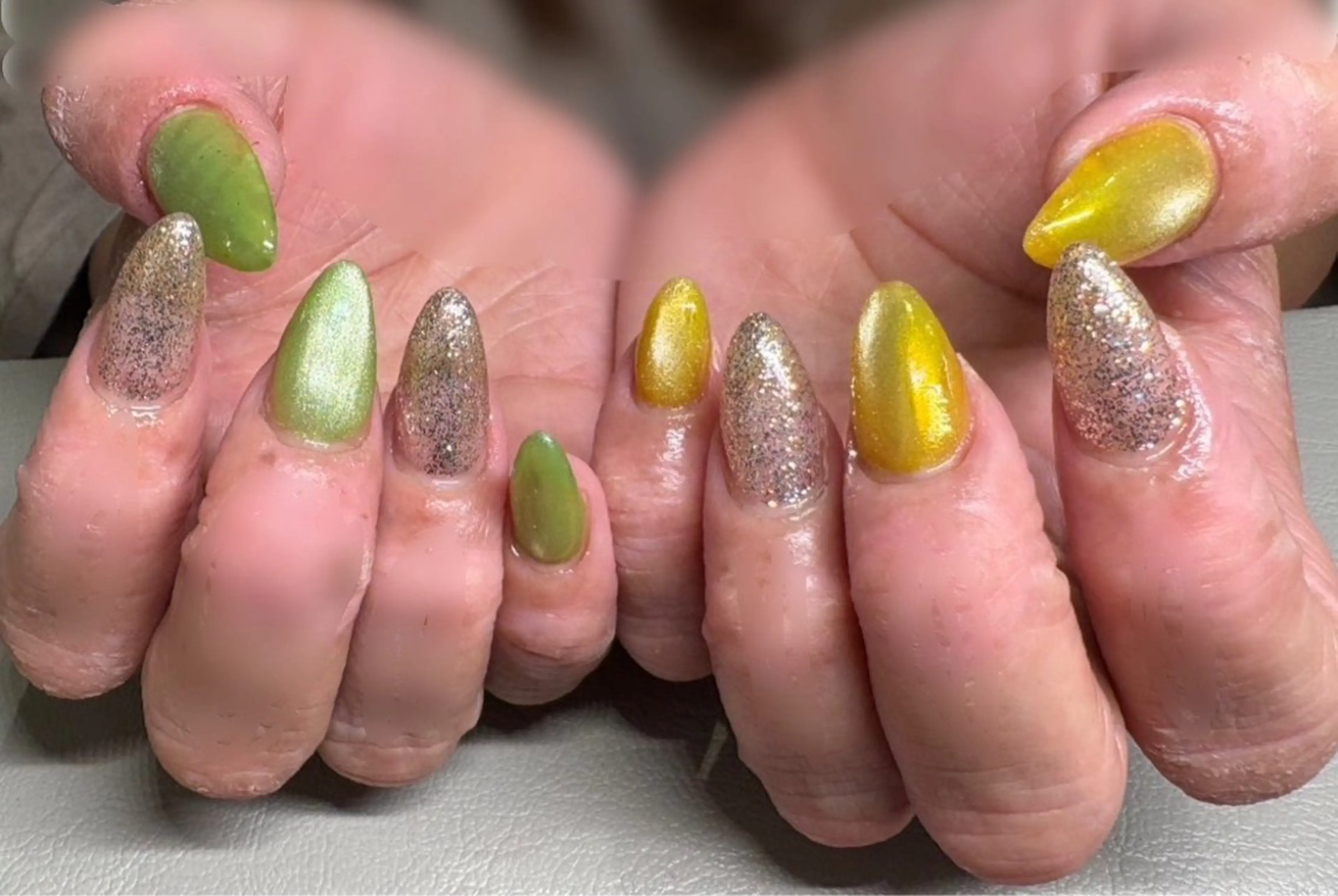 ネイル 持ち込み ハンドネイル Chaleur fleurのネイルデザイン