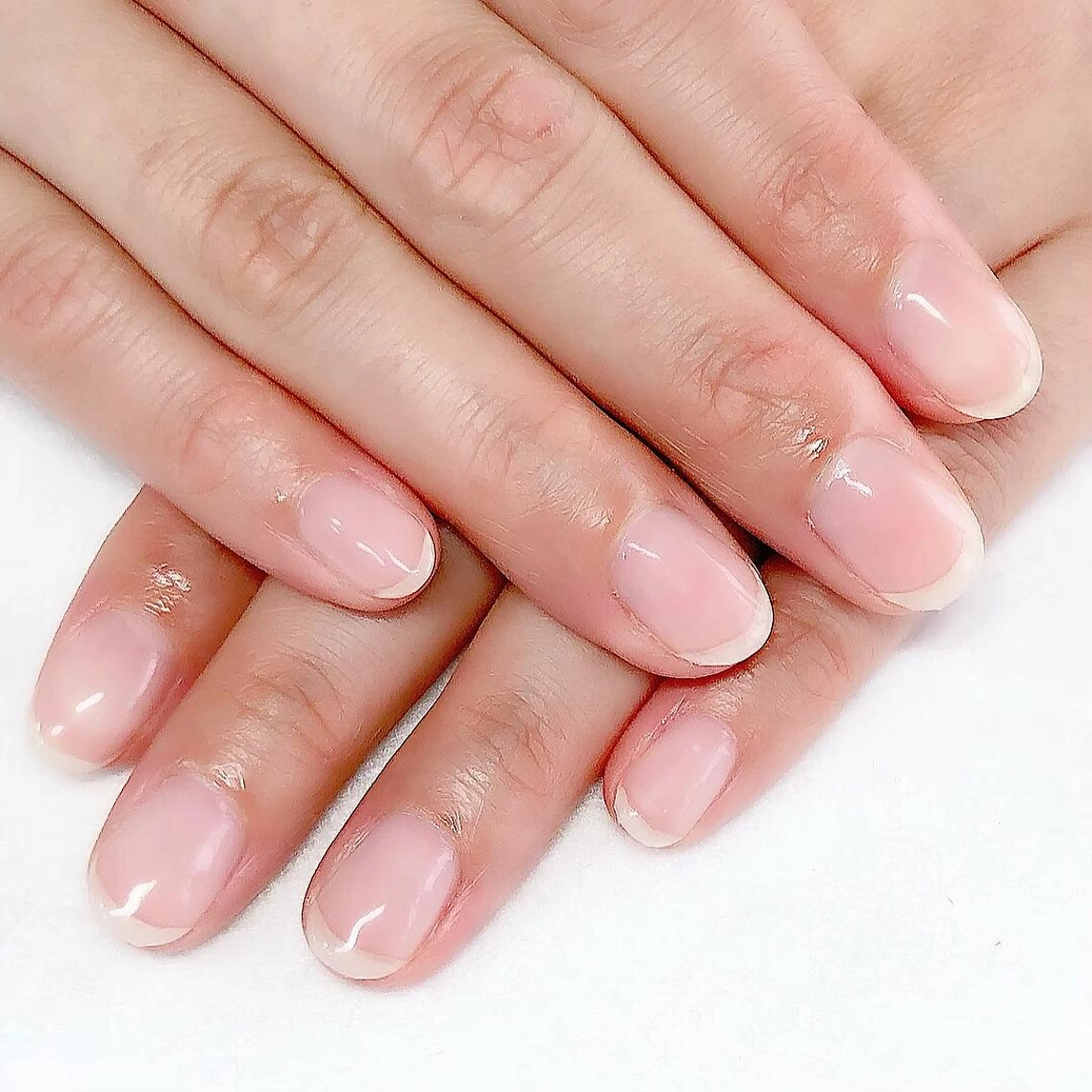 ネイル クリアネイル ジェルネイル 東 千夏のネイルデザイン