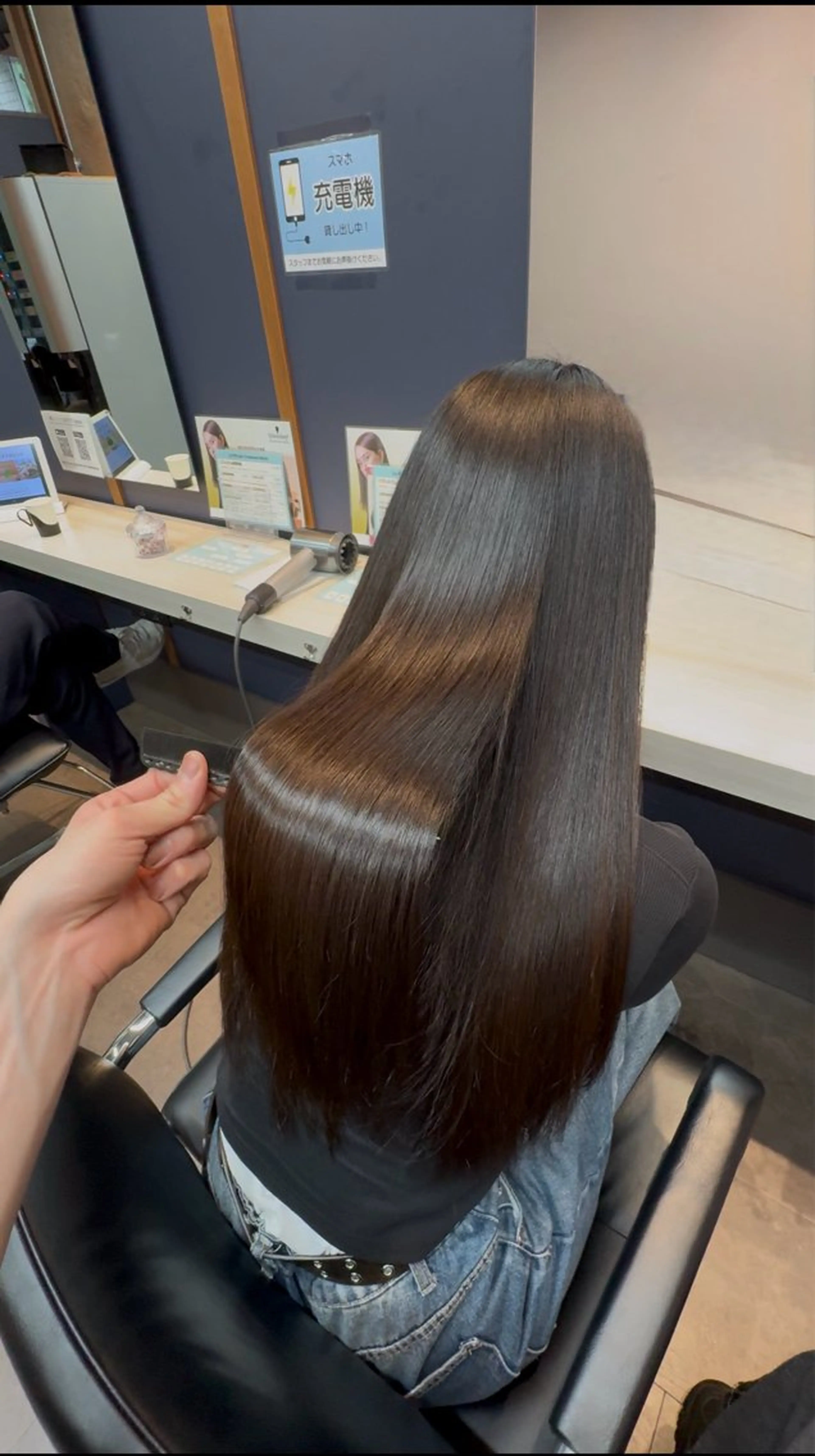 ロング ロング トリートメント カット ヘアカラー トリートメント Lafith hair goat大和八木店所属・韓国ヘア/髪質改善 /大和八木/内丸のヘアスタイル