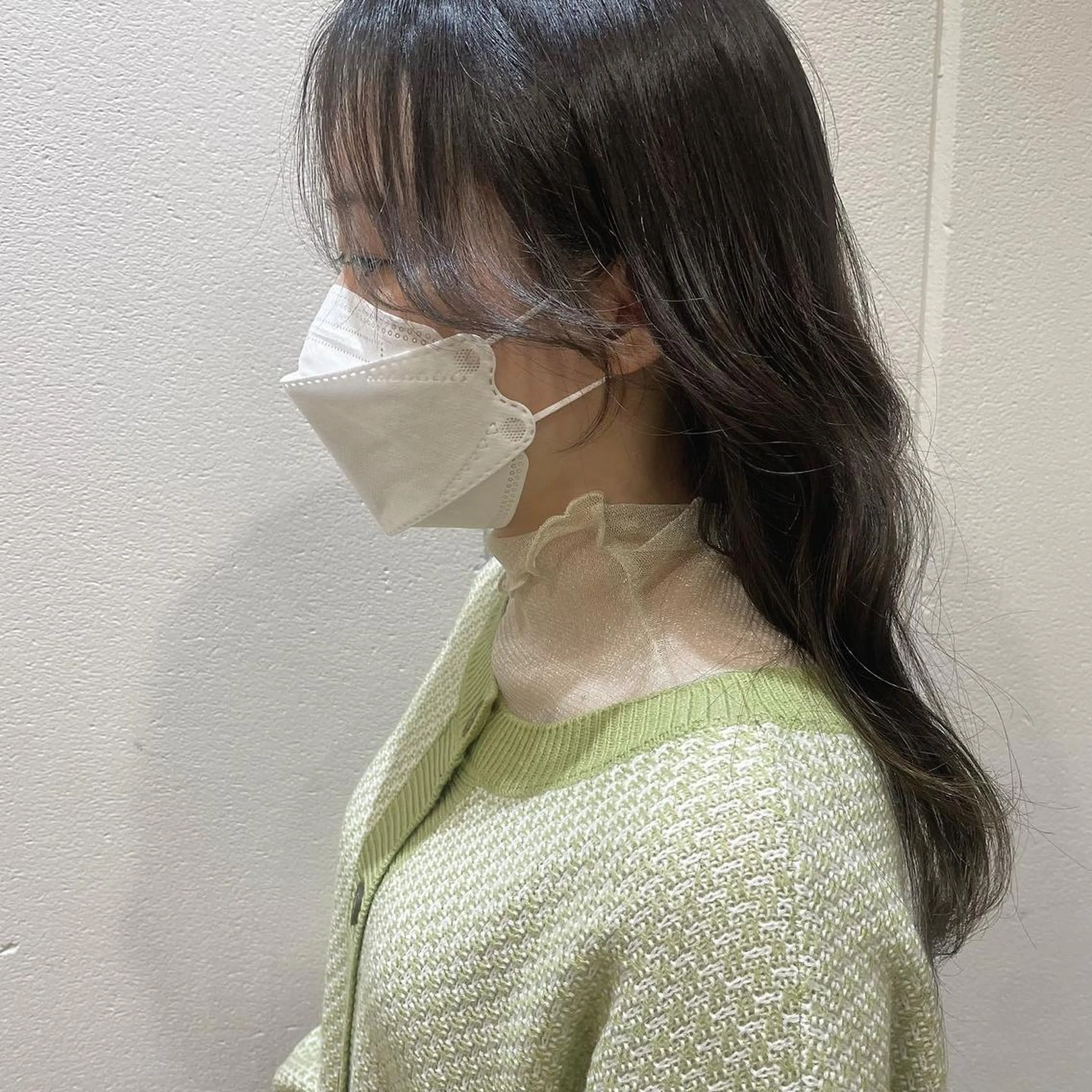 ロング カラー 梅田/赤み消しカラー /顔まわりcut🤍のヘアスタイル