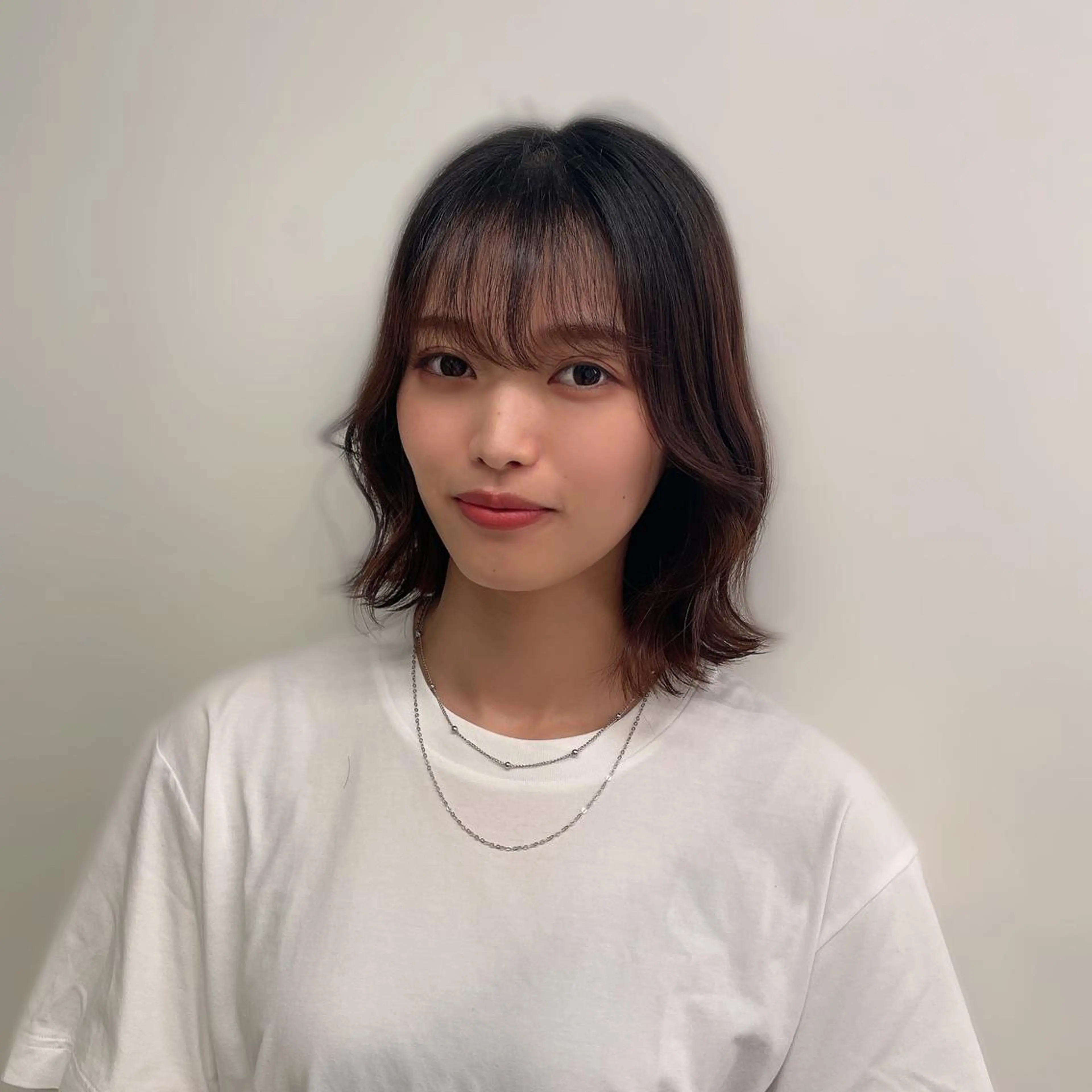 ミディアム 顔周りレイヤー/新宿 /モテ艶カラー/航介のヘアスタイル