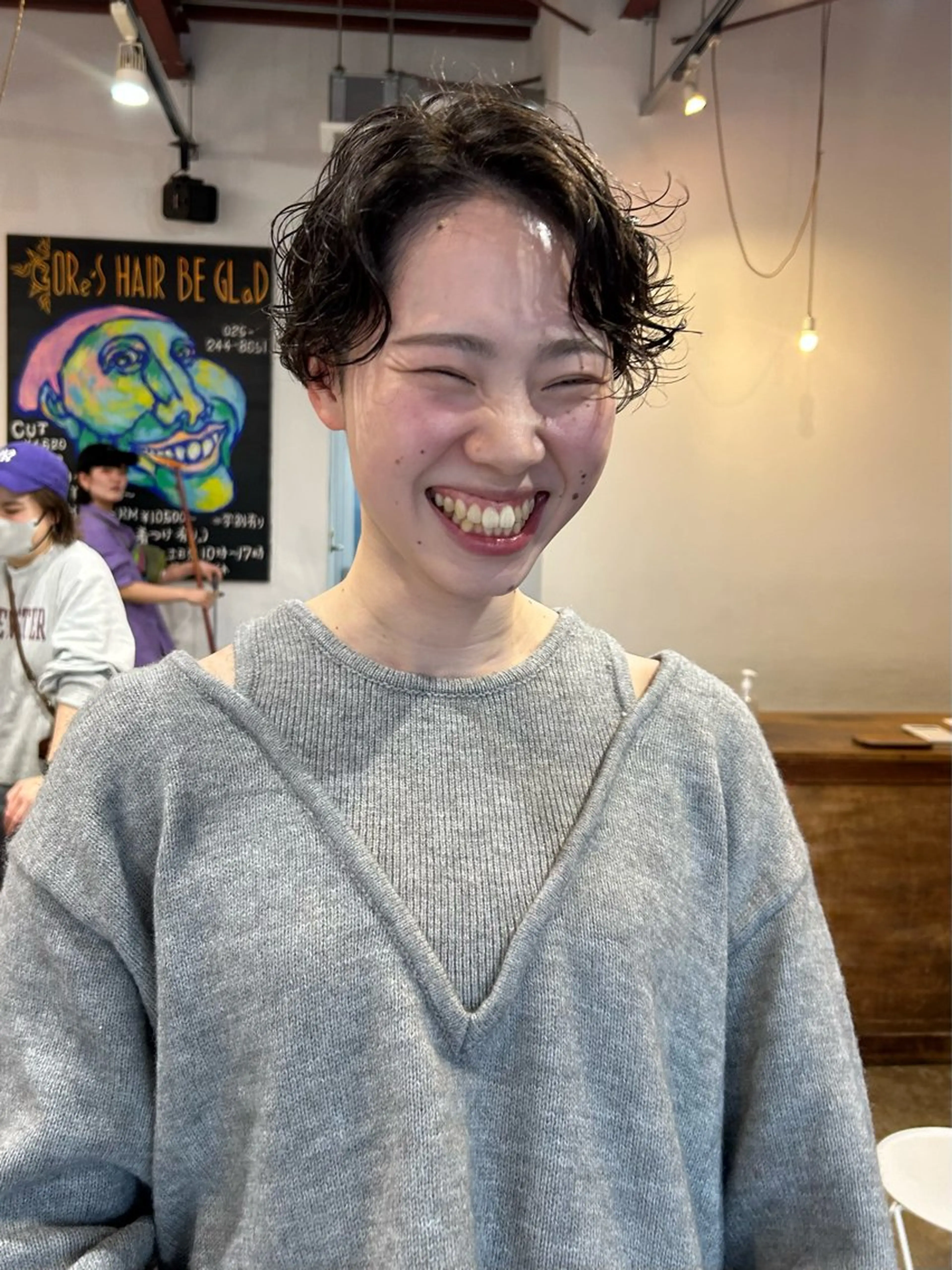 パーマ ORe'S　HAIR BE GLaD所属・ORe'S HAIR BE　GLaDまなみのヘアスタイル