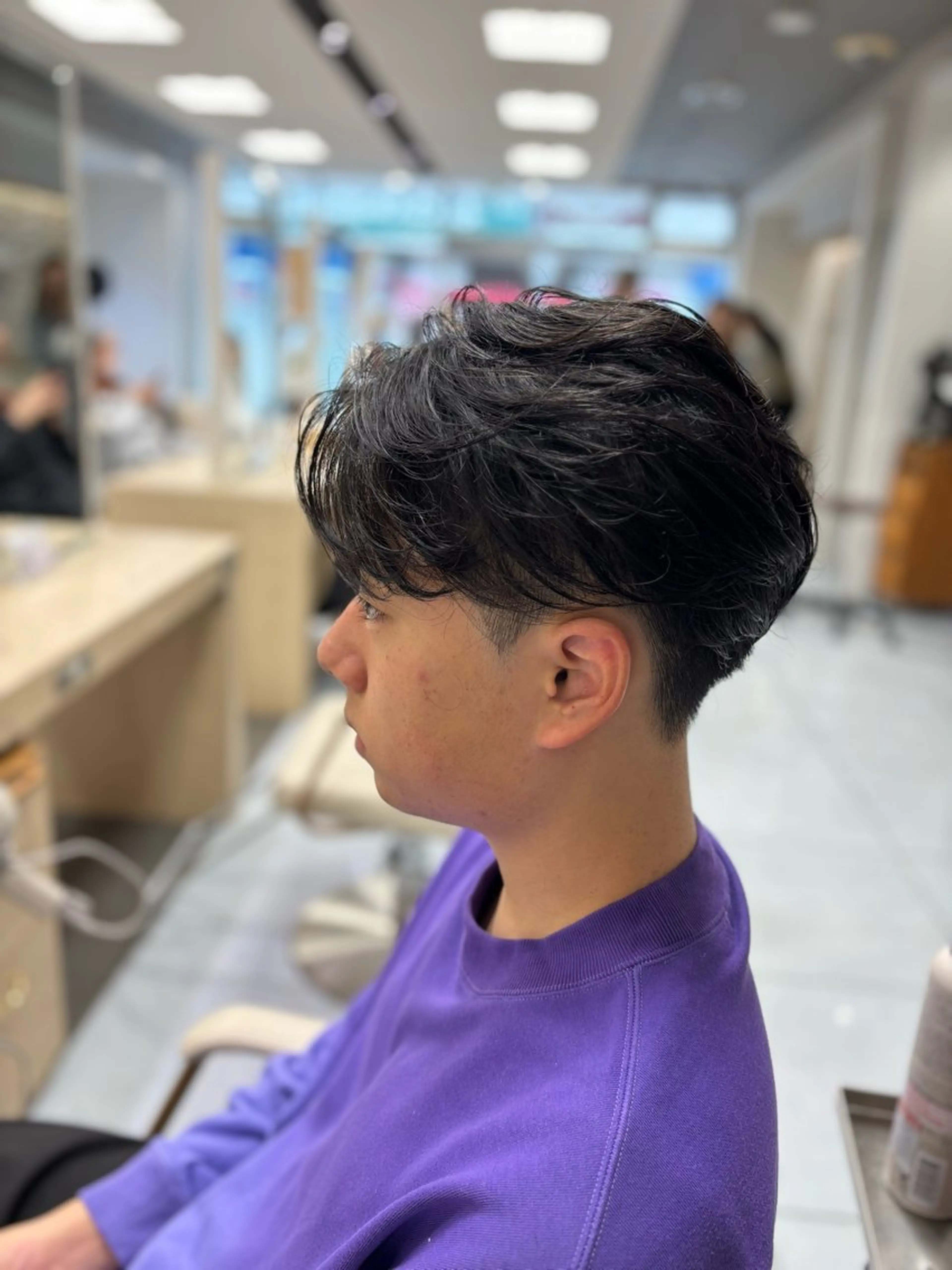 メンズ カット パーマ メンズ特化韓国風 パーマスタイル/りんのヘアスタイル