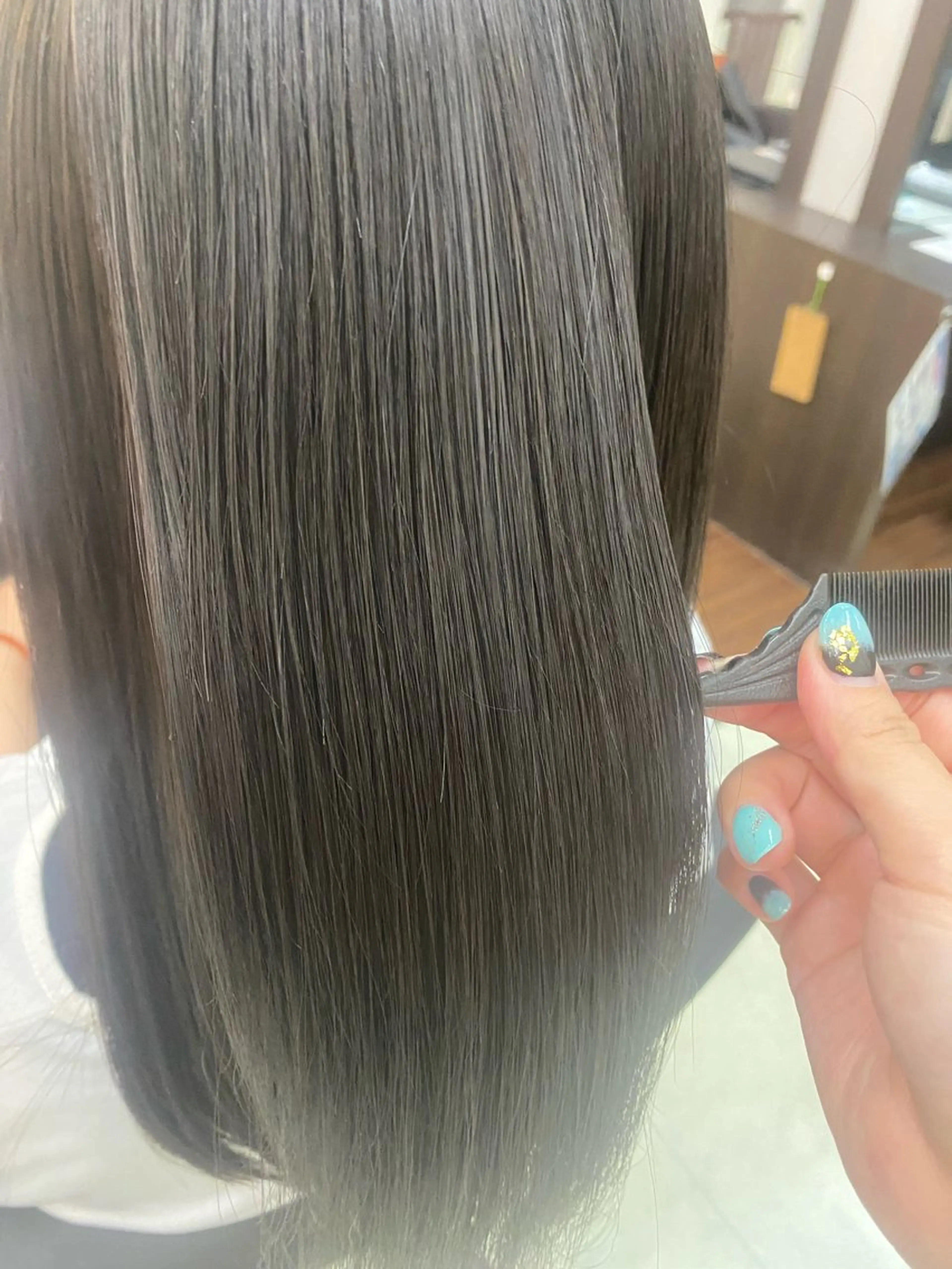 ロング 池田 朱李のヘアスタイル