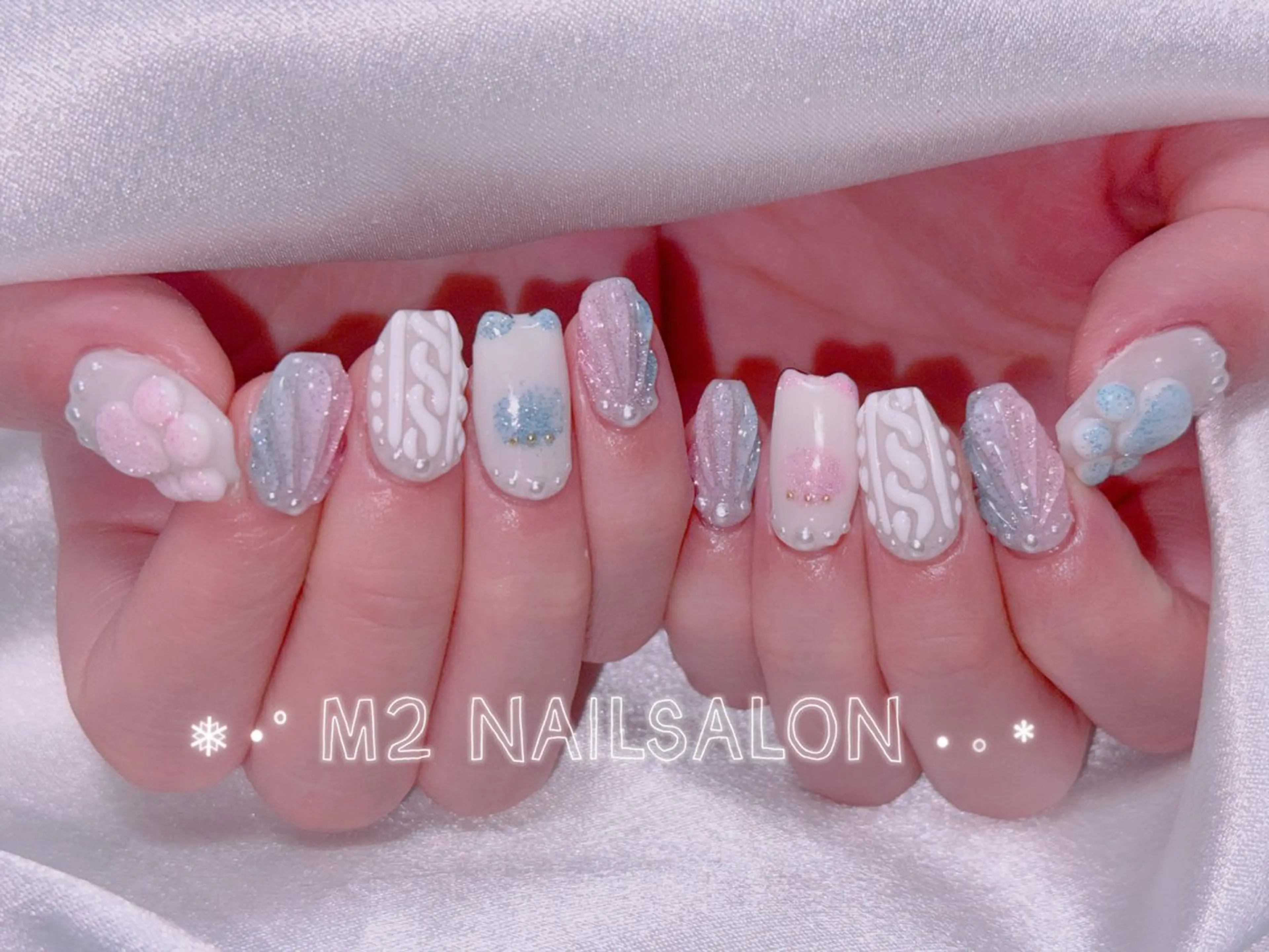 ネイル ハンドネイル 長さだし専門店 M2　rikaのネイルデザイン