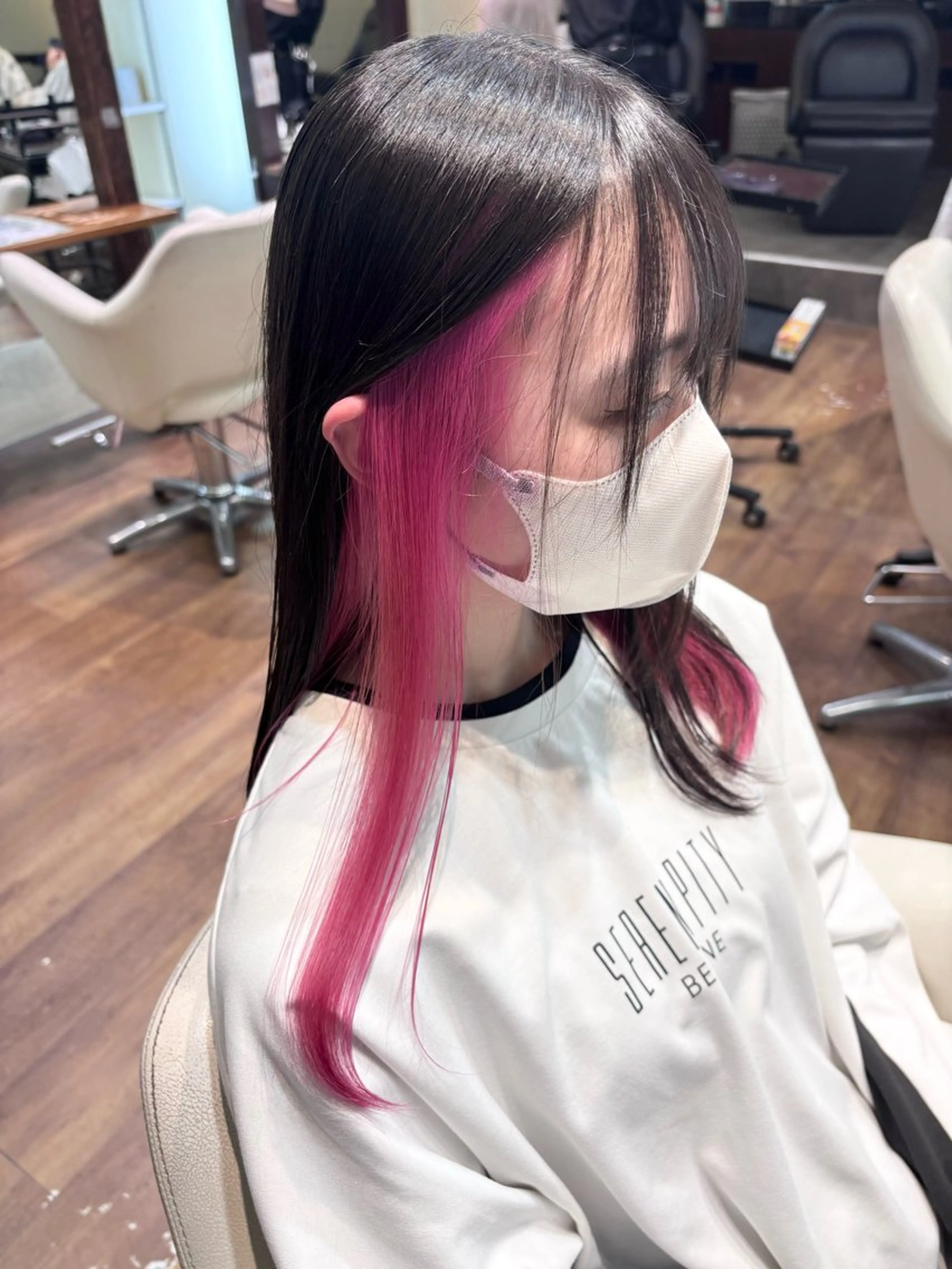 ロング カラー ヘアカラー トリートメント ヘッドスパ 🦋ハイトーン/ ブリーチ🥀森山陽向のヘアスタイル