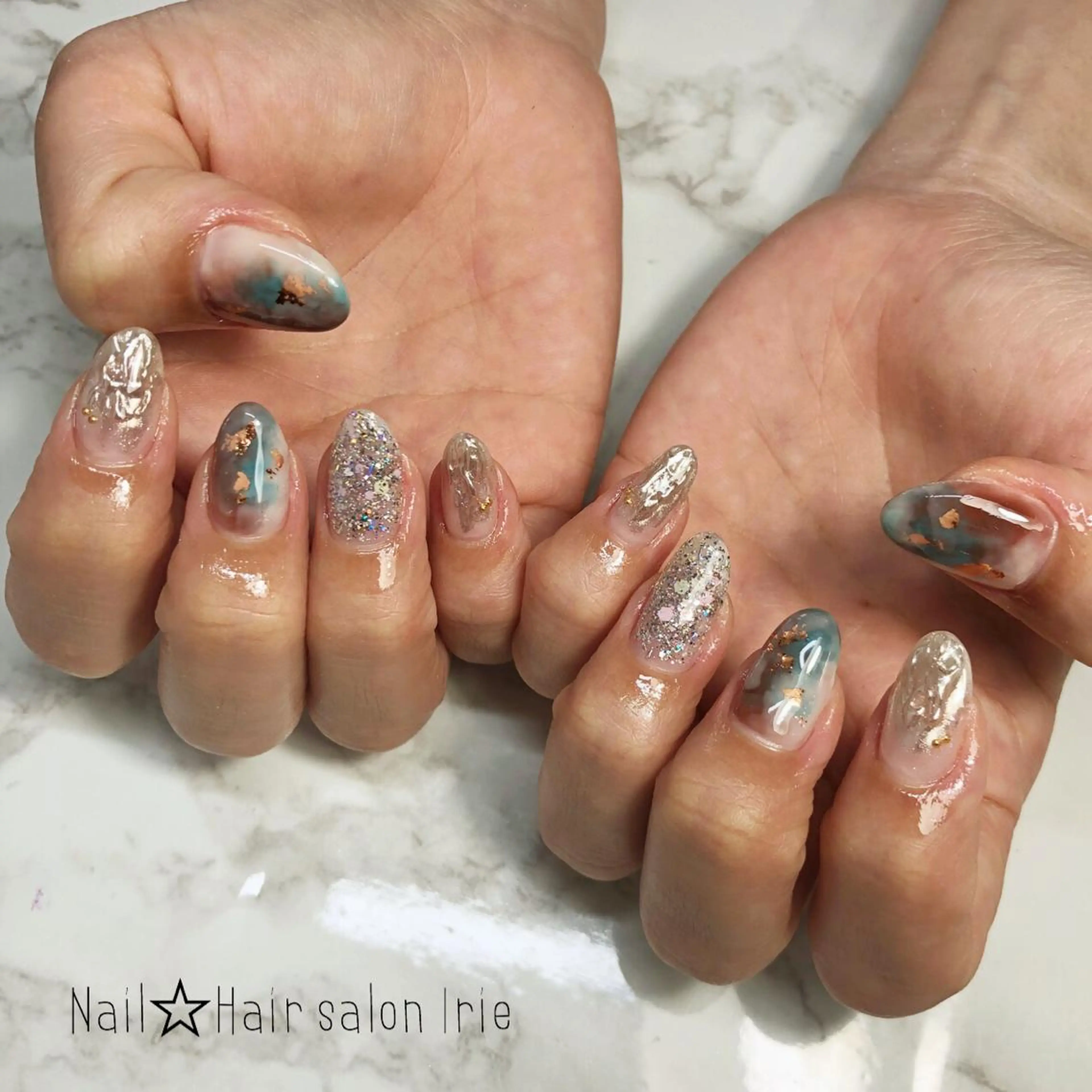 ネイル Hair salon Irie所属・與儀 知佳のネイルデザイン