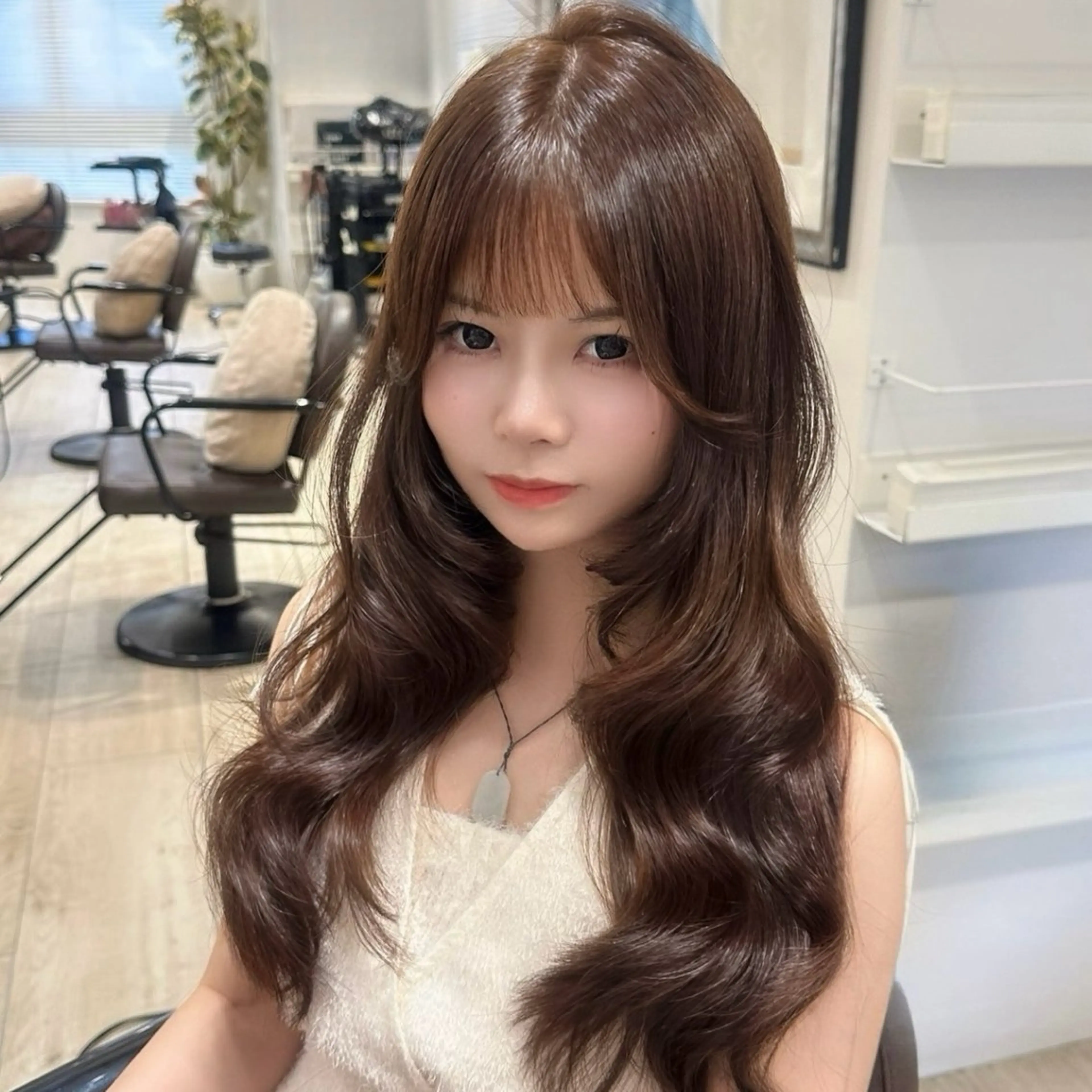 ロング レイヤーカット カット ヘアカラー トリートメント 💎レイヤー.ツヤ髪 /AYAKI💎のヘアスタイル