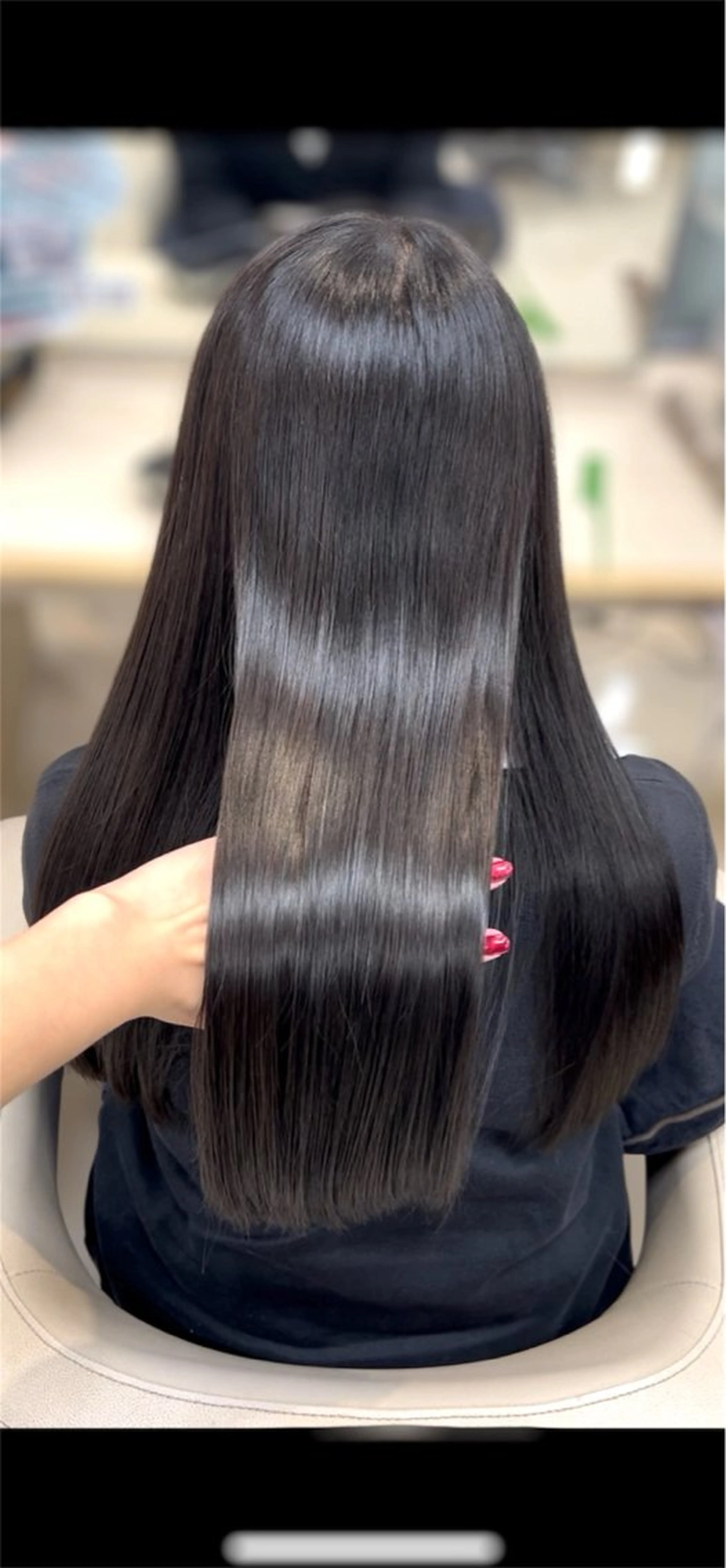 ロング カラー ヘアカラー トリートメント ヘアセット ベージュ/つや髪/ レイヤー／ゆいなのヘアスタイル