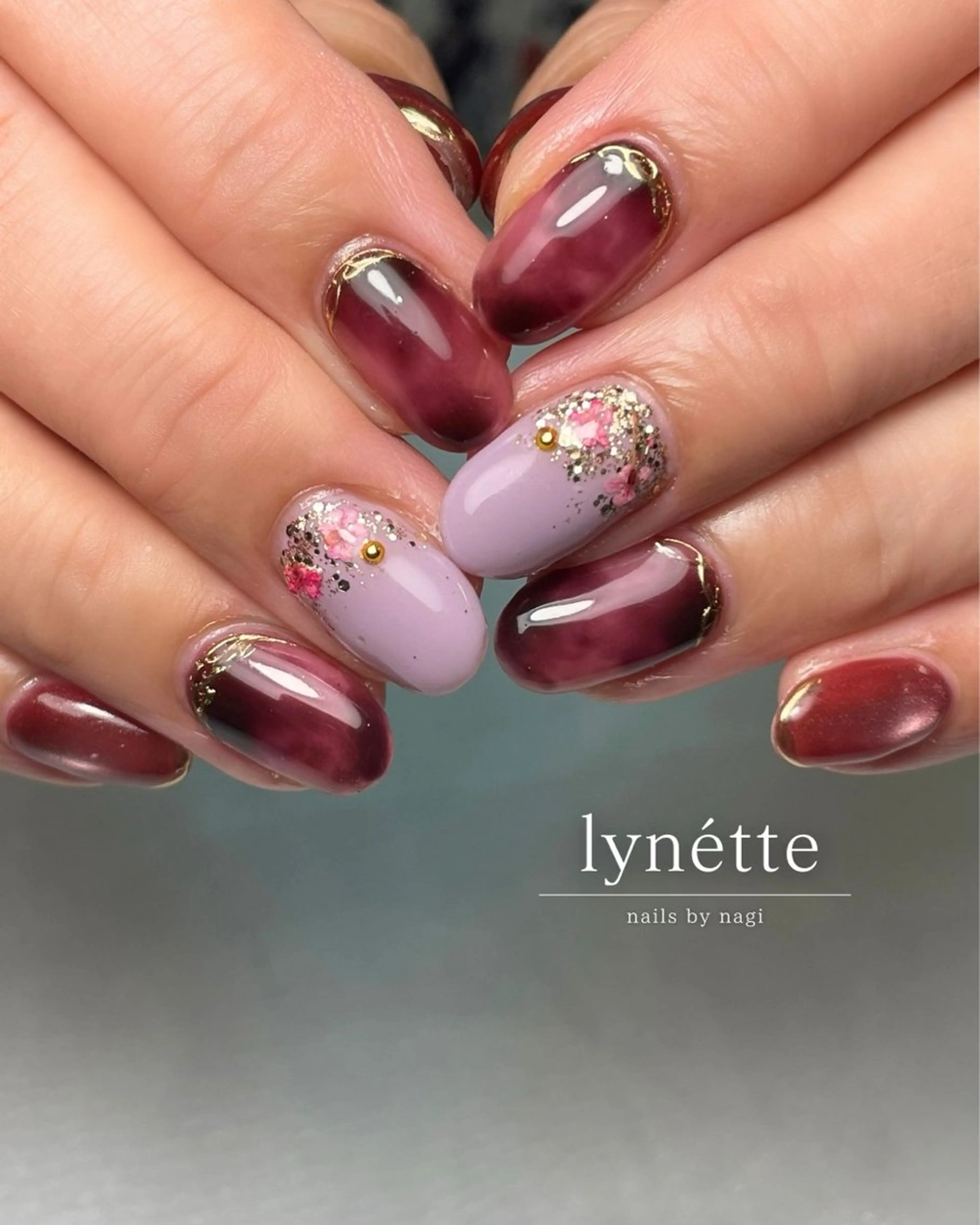 ネイル ニュアンスネイル lynétte 那覇ネイルサロンのネイルデザイン