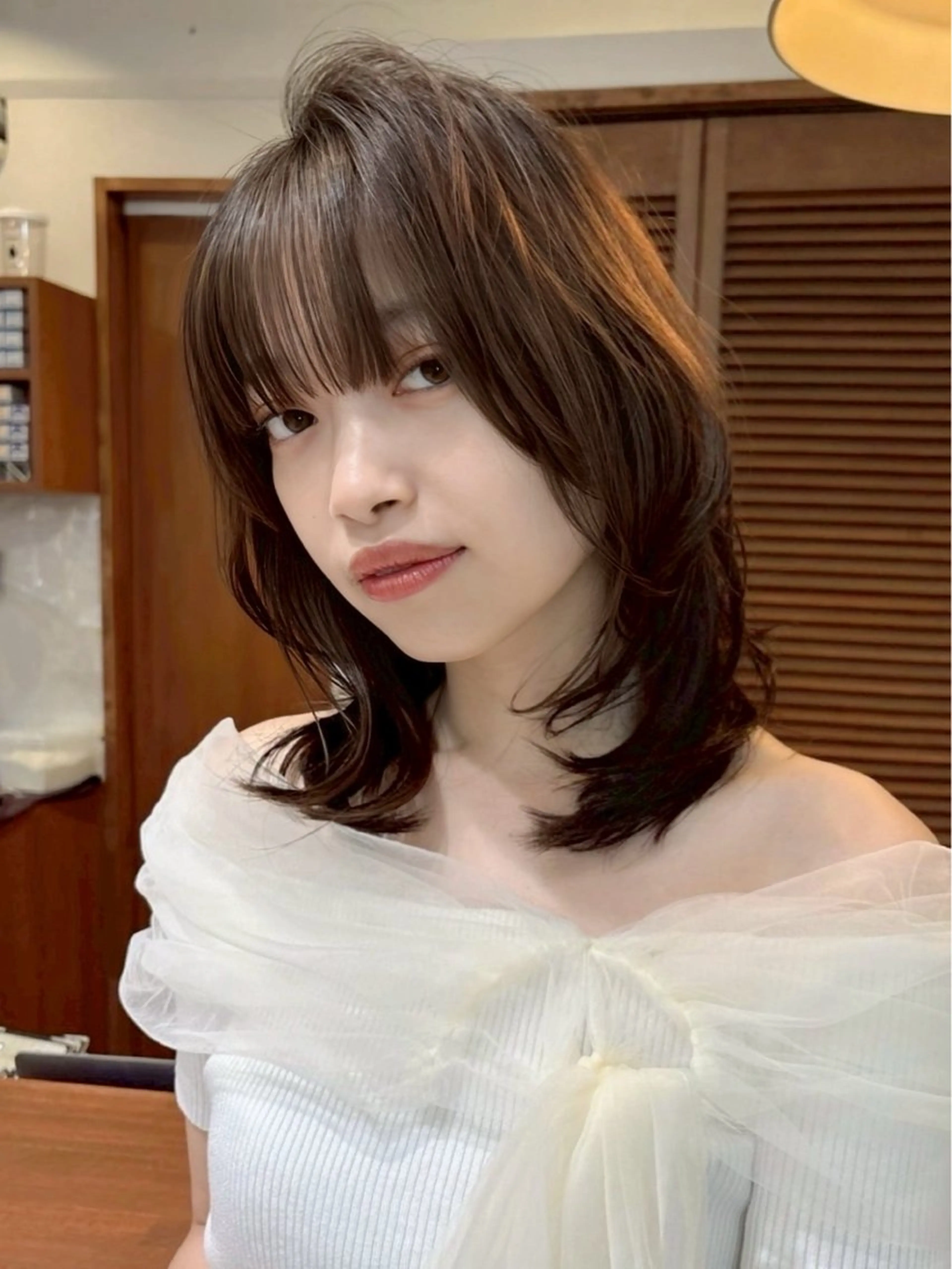 セミロング 🎀ゆうな/艶髪/ 透明感カラー🎀のヘアスタイル