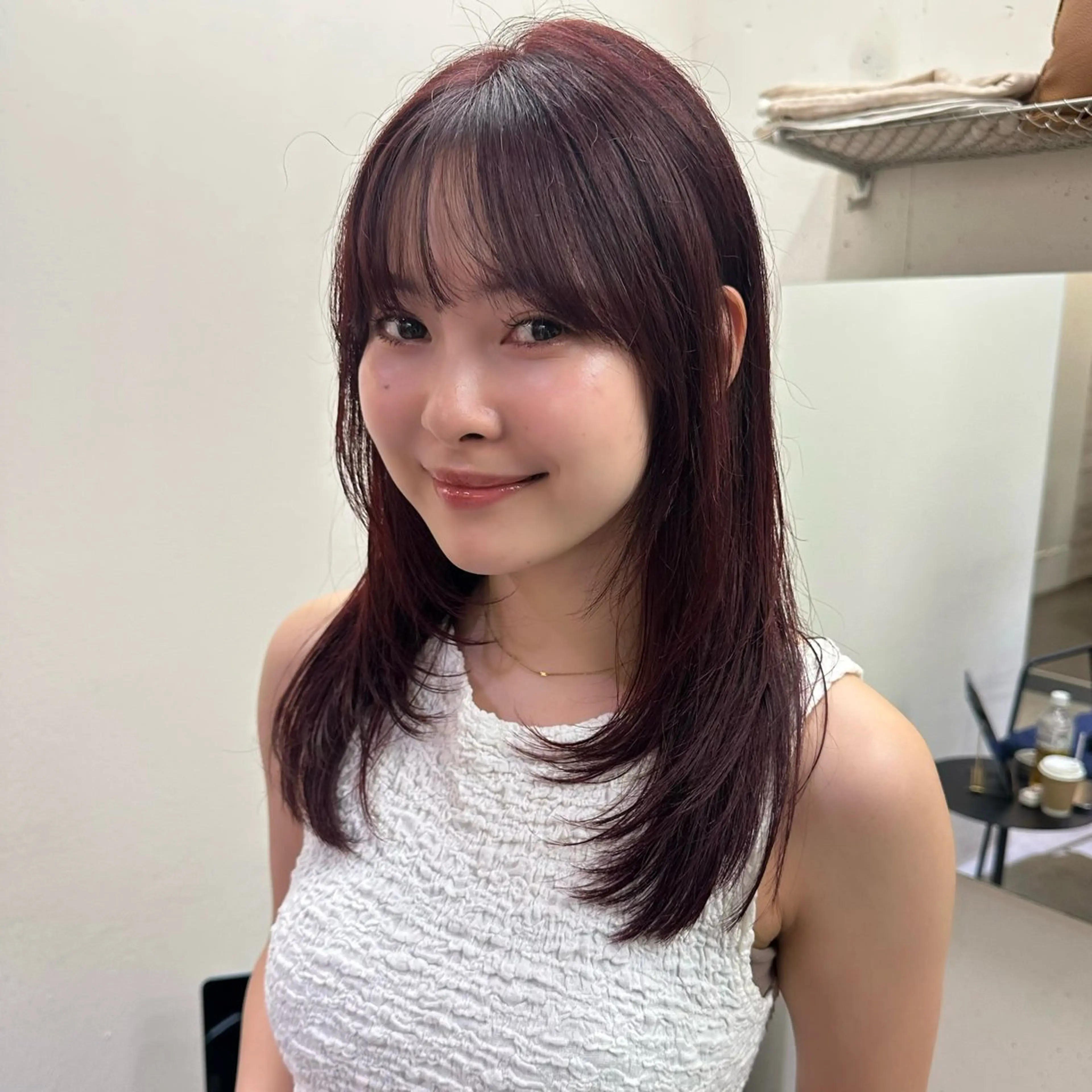 セミロング カラー 東京 千駄ヶ谷🫧 hiyori🫧のヘアスタイル