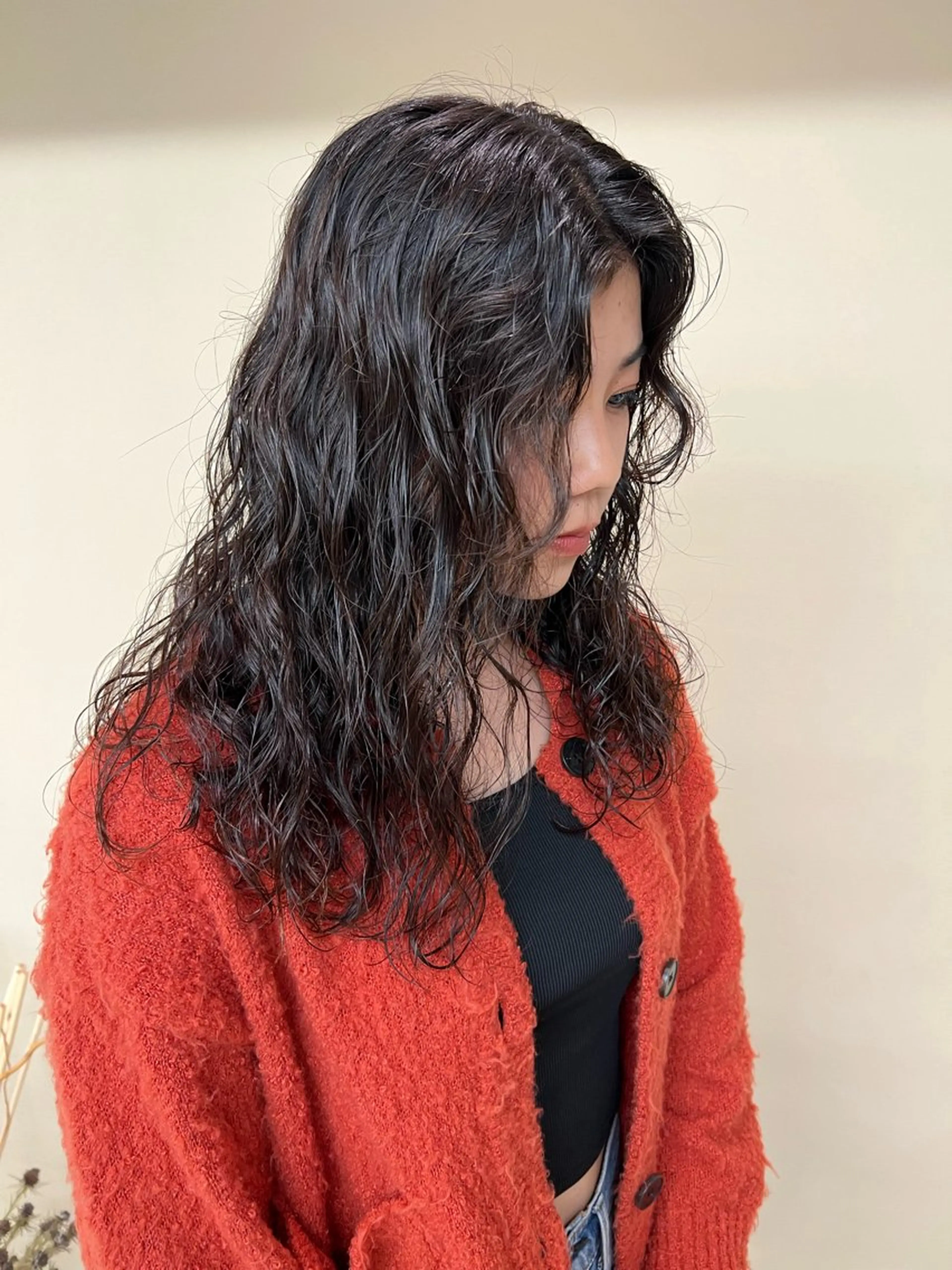 ロング パーマ ロング カット パーマ トリートメント kento レイヤーカットのヘアスタイル