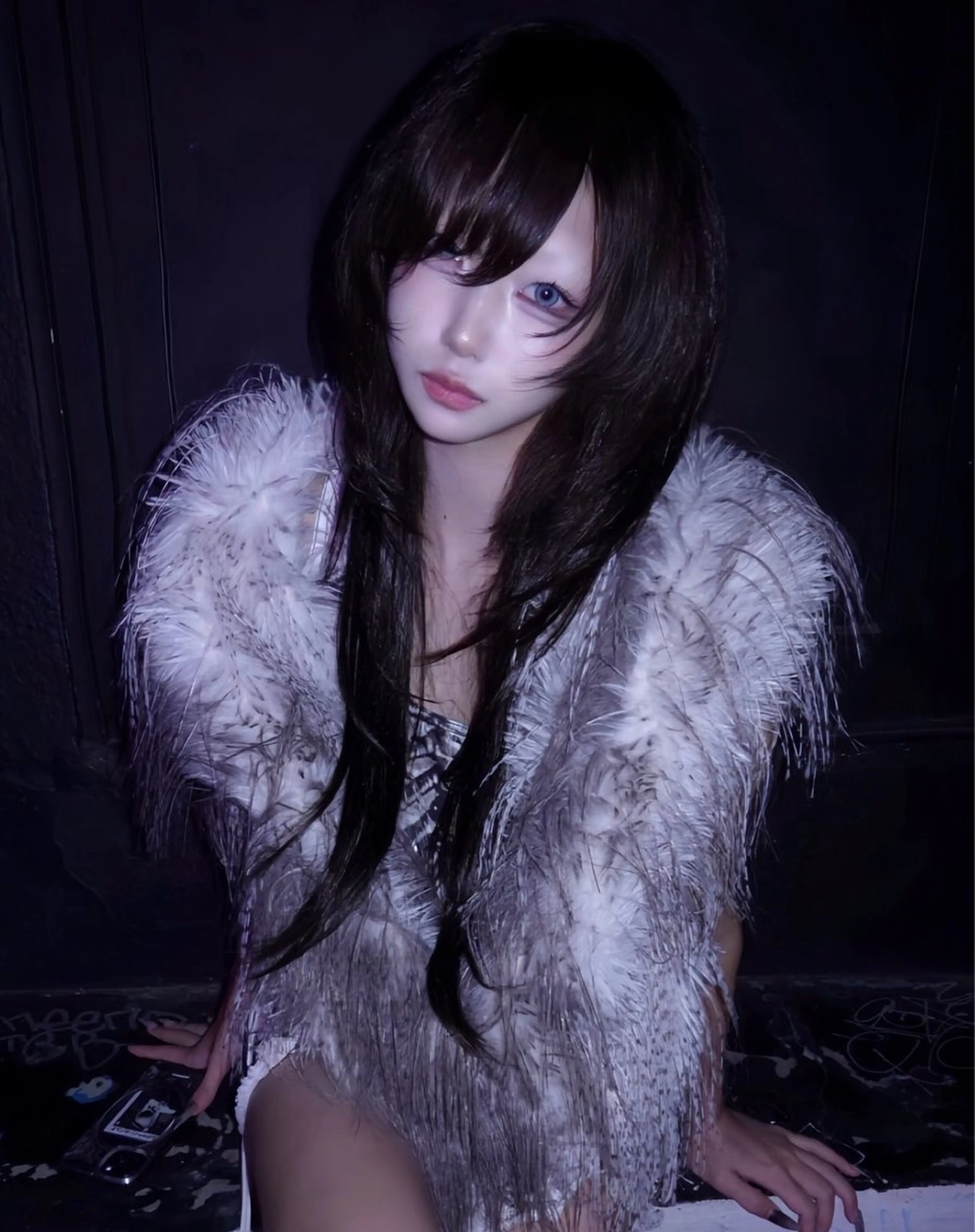 ロング miuru/韓国ヘア /レイヤーカットのヘアスタイル