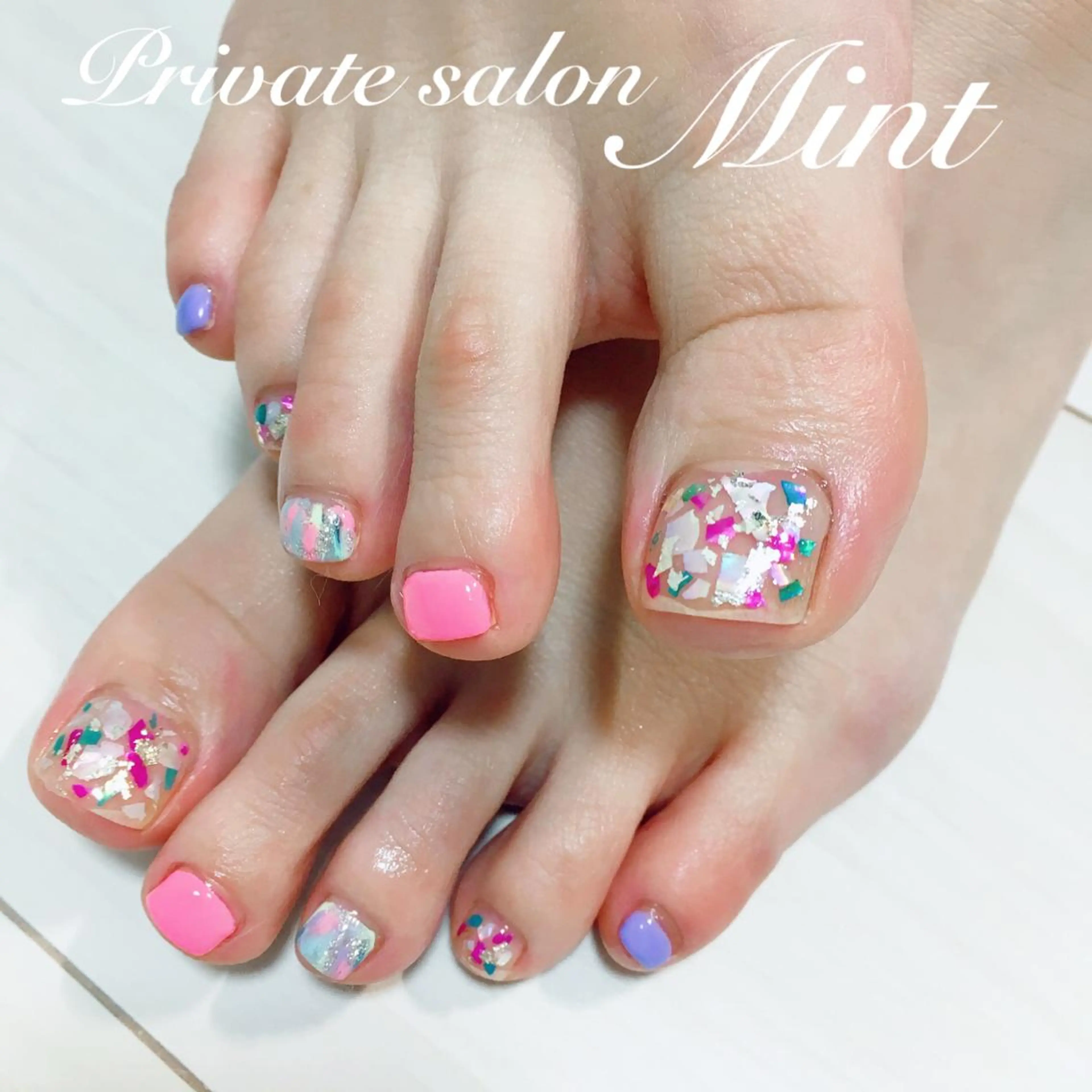 ネイル フットネイル Mint. nailのネイルデザイン