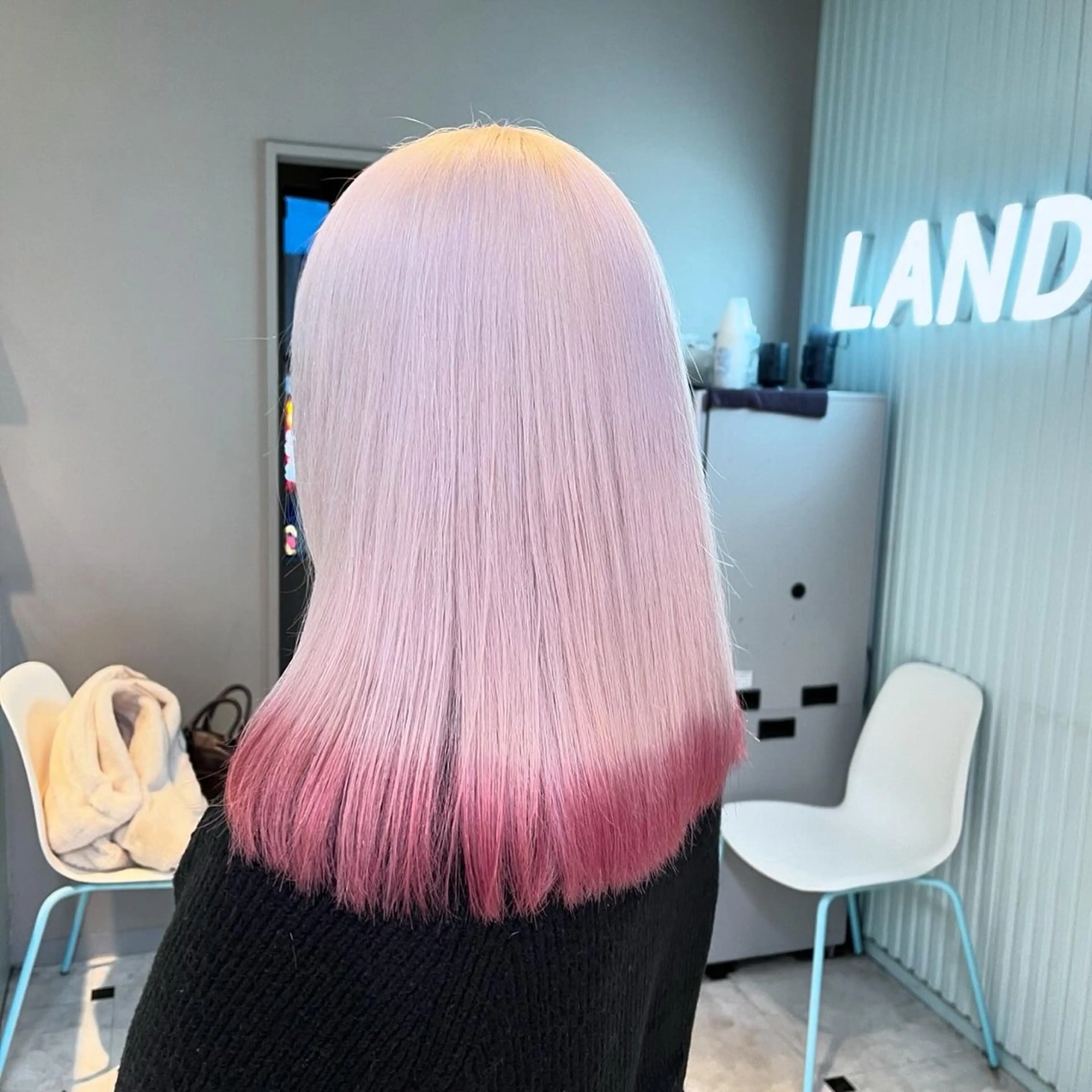 ミディアム カラー ヘアカラー トリートメント ブリーチカラー 🩵MIZUKIのヘアスタイル