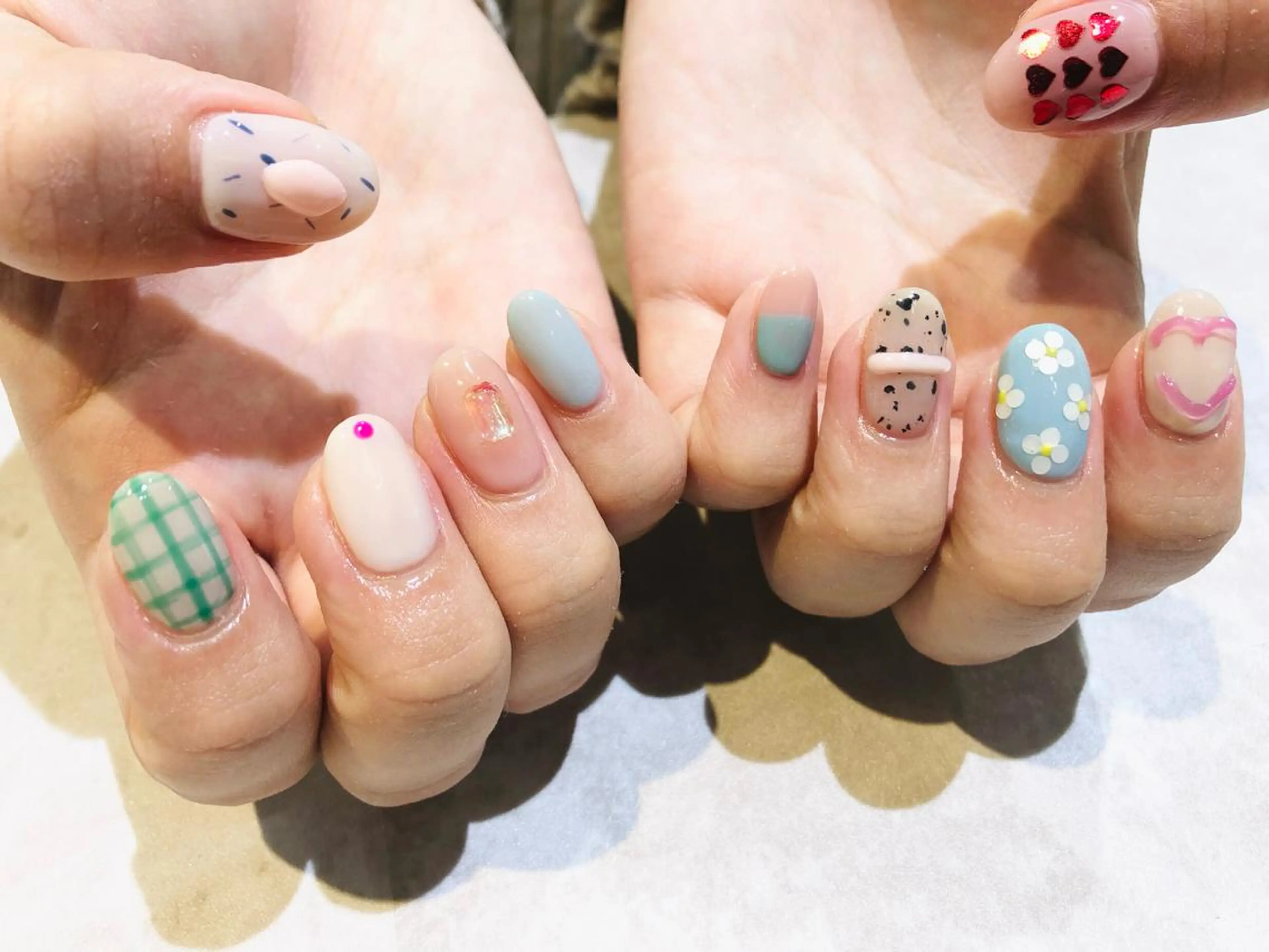 ネイル 舞田 苑香のネイルデザイン